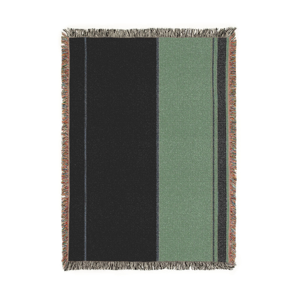 Grove Throw — Ink · Olive · Slate