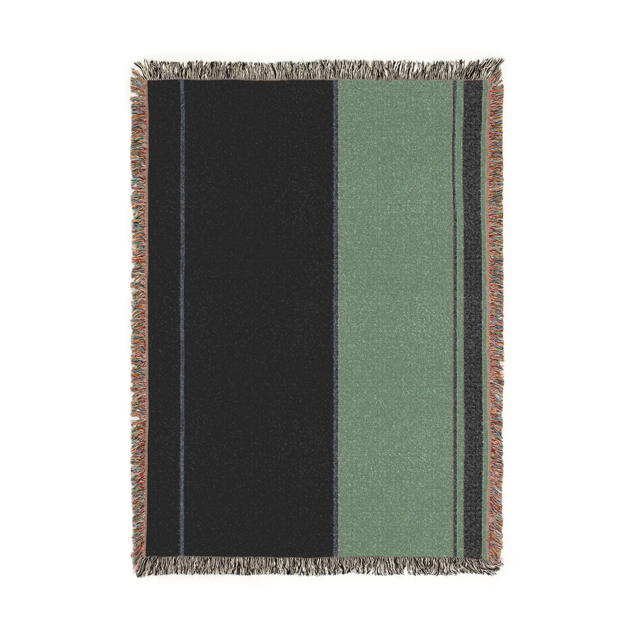 Grove Throw — Ink · Olive · Slate
