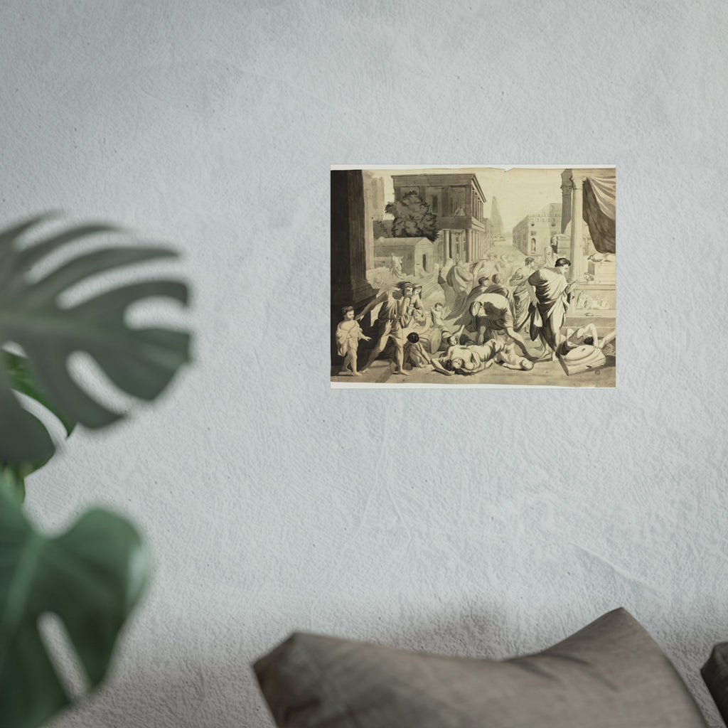 Nicolas Poussin - Plague of Ashdod | Fine Art Poster