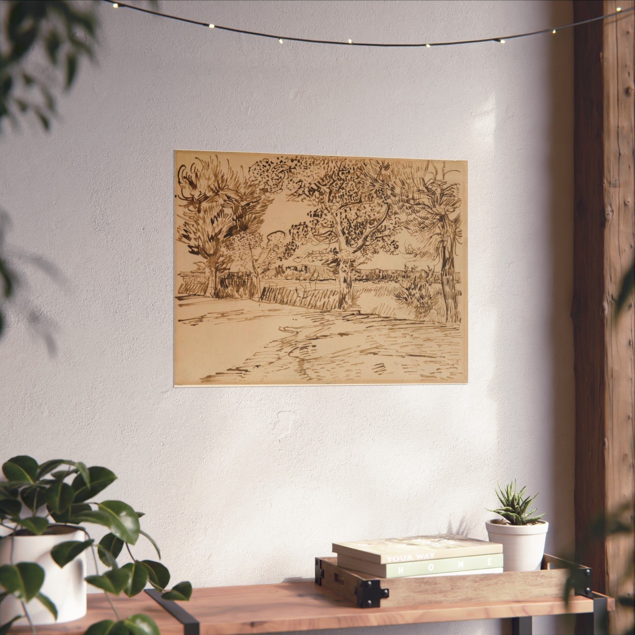 Vincent van Gogh - Landscape at Arles | Fine Art Poster