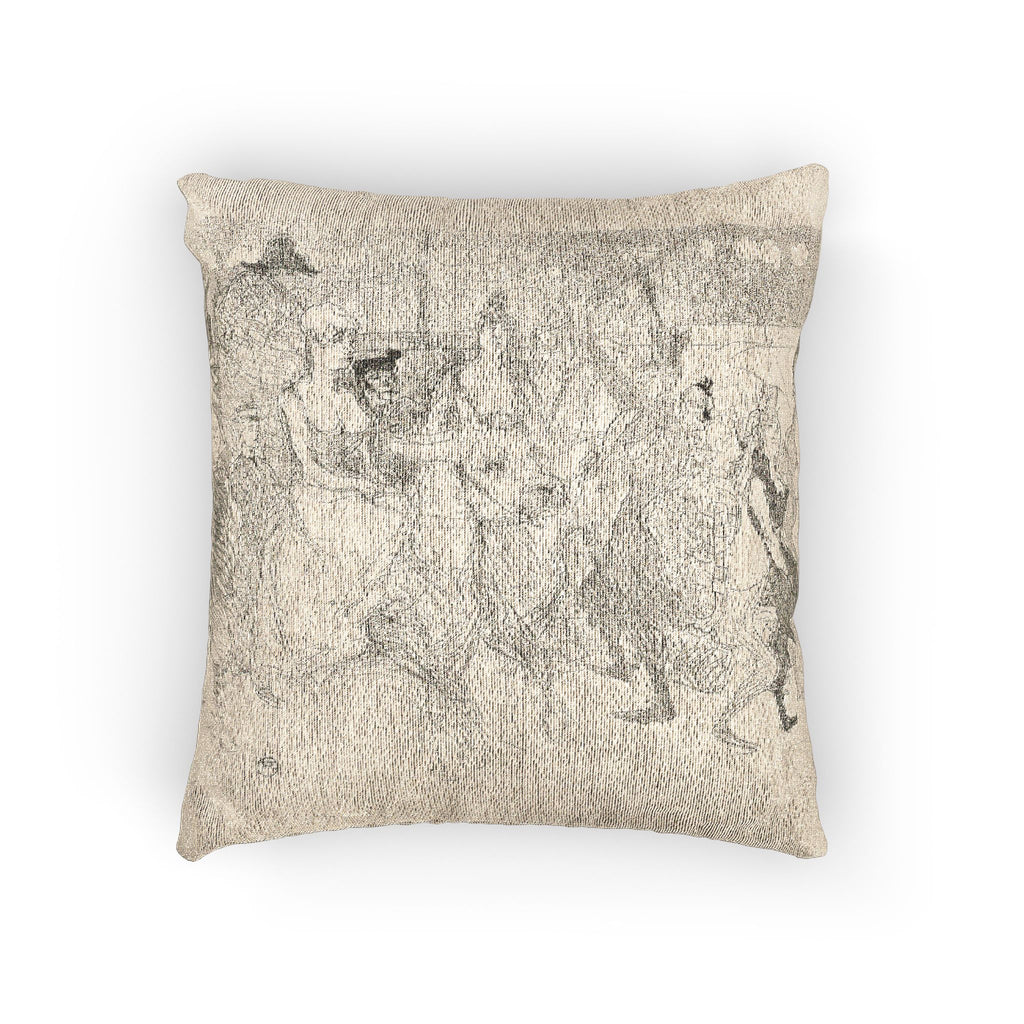 Henri de Toulouse-Lautrec - A Gala Evening at the Moulin Rouge | Woven Pillow