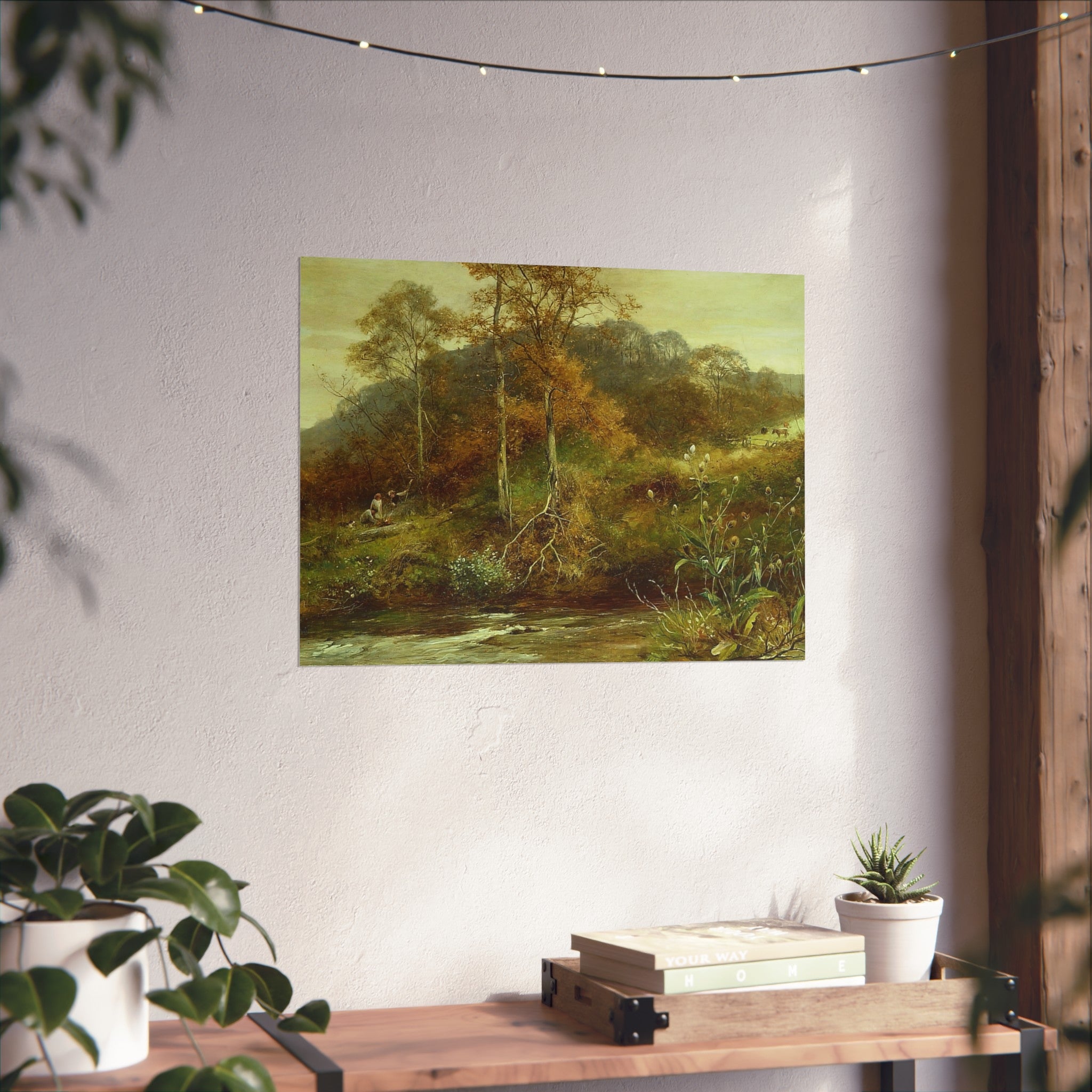 David Bates - Autumn River Scene, The Brook | Fine Art Poster