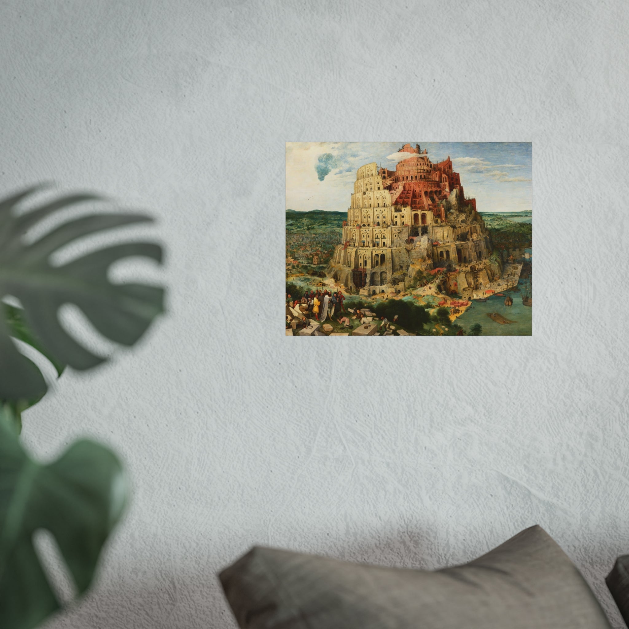 Pieter Bruegel the Elder - The Tower of Babel (Vienna) - Google Art Project - edited | Fine Art Poster