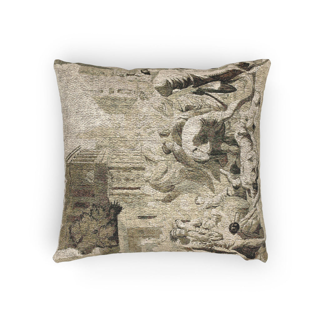Nicolas Poussin - Plague of Ashdod | Woven Pillow
