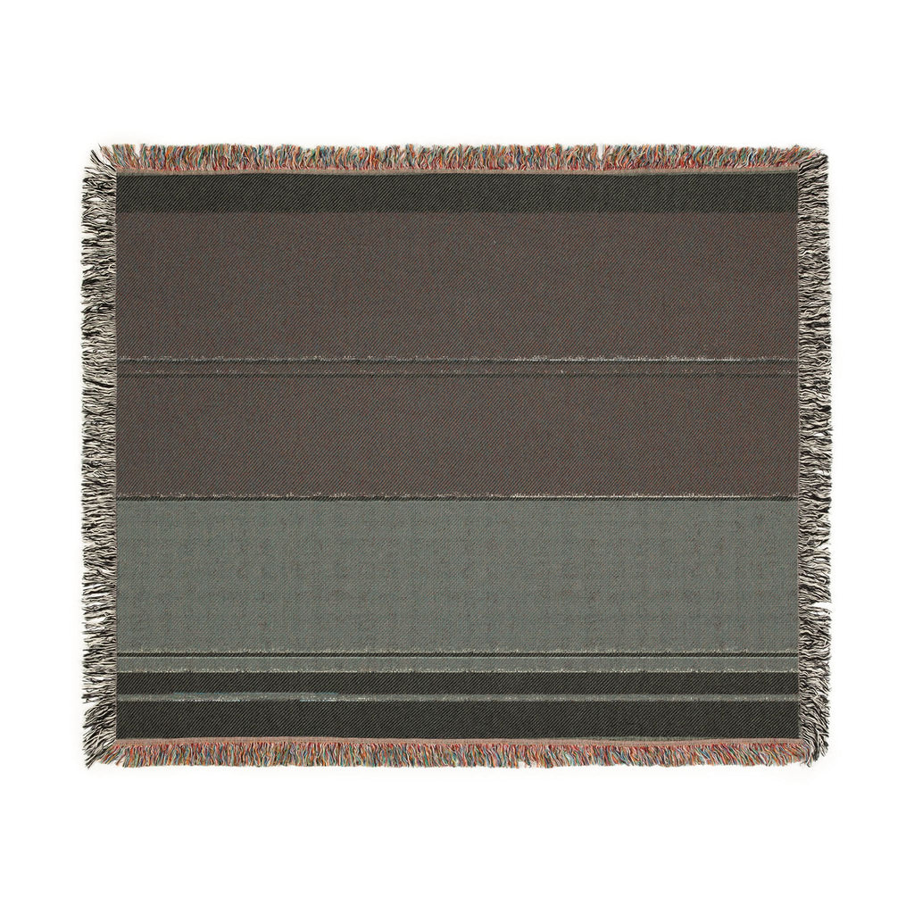 Orchard Throw — Ink · Fig · Warm White