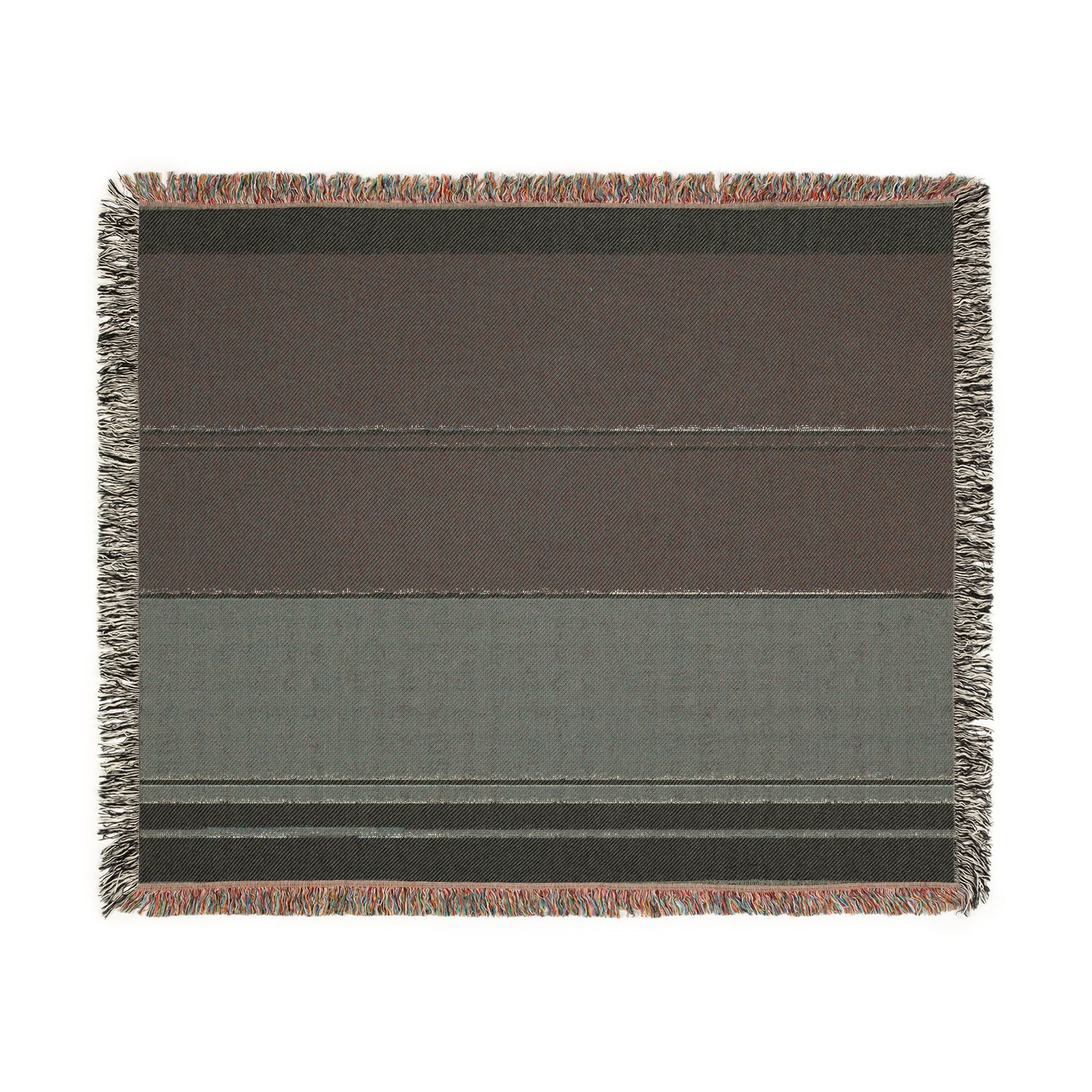 Orchard Throw — Ink · Fig · Warm White