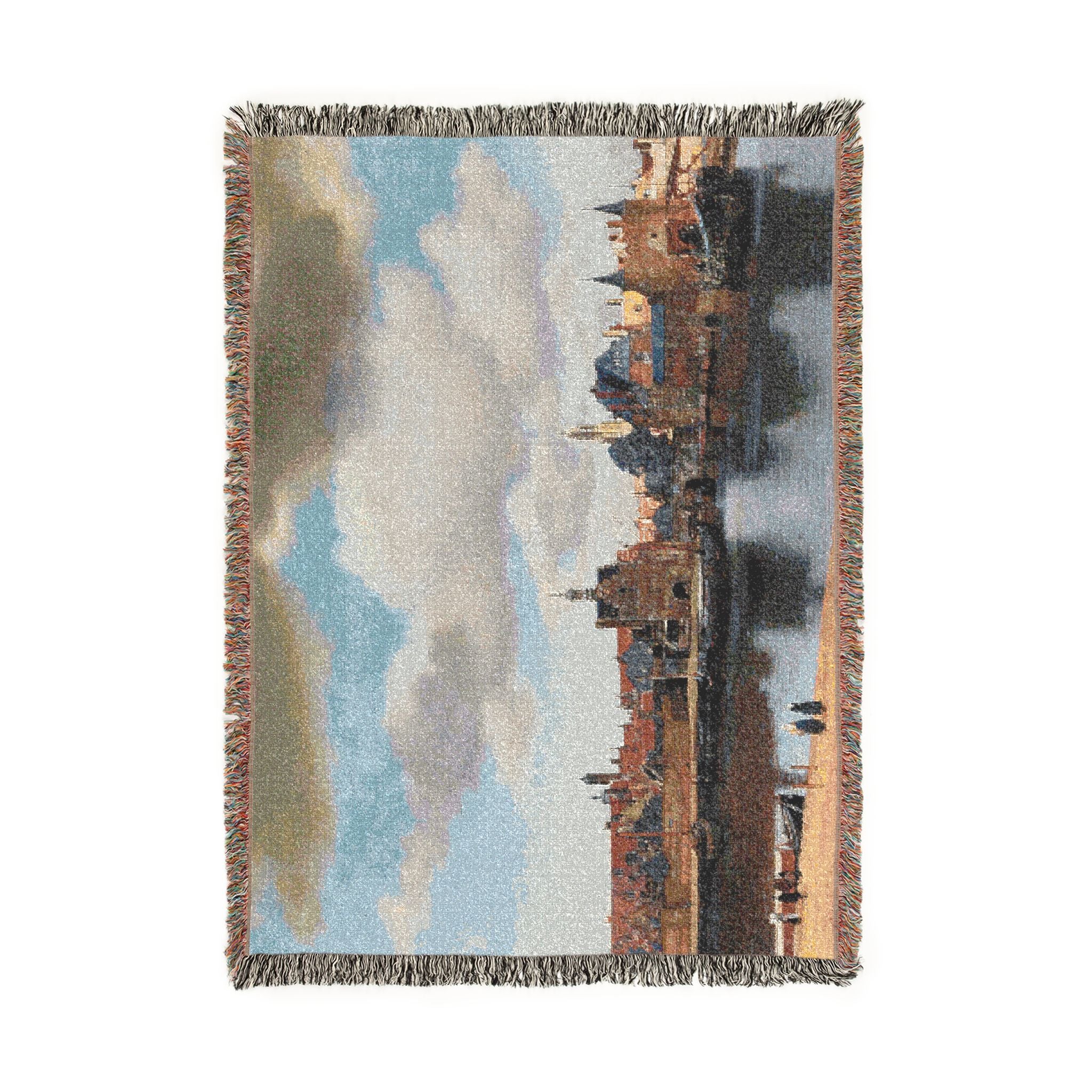 View of Delft, by Johannes Vermeer | Woven Tapestry Blanket
