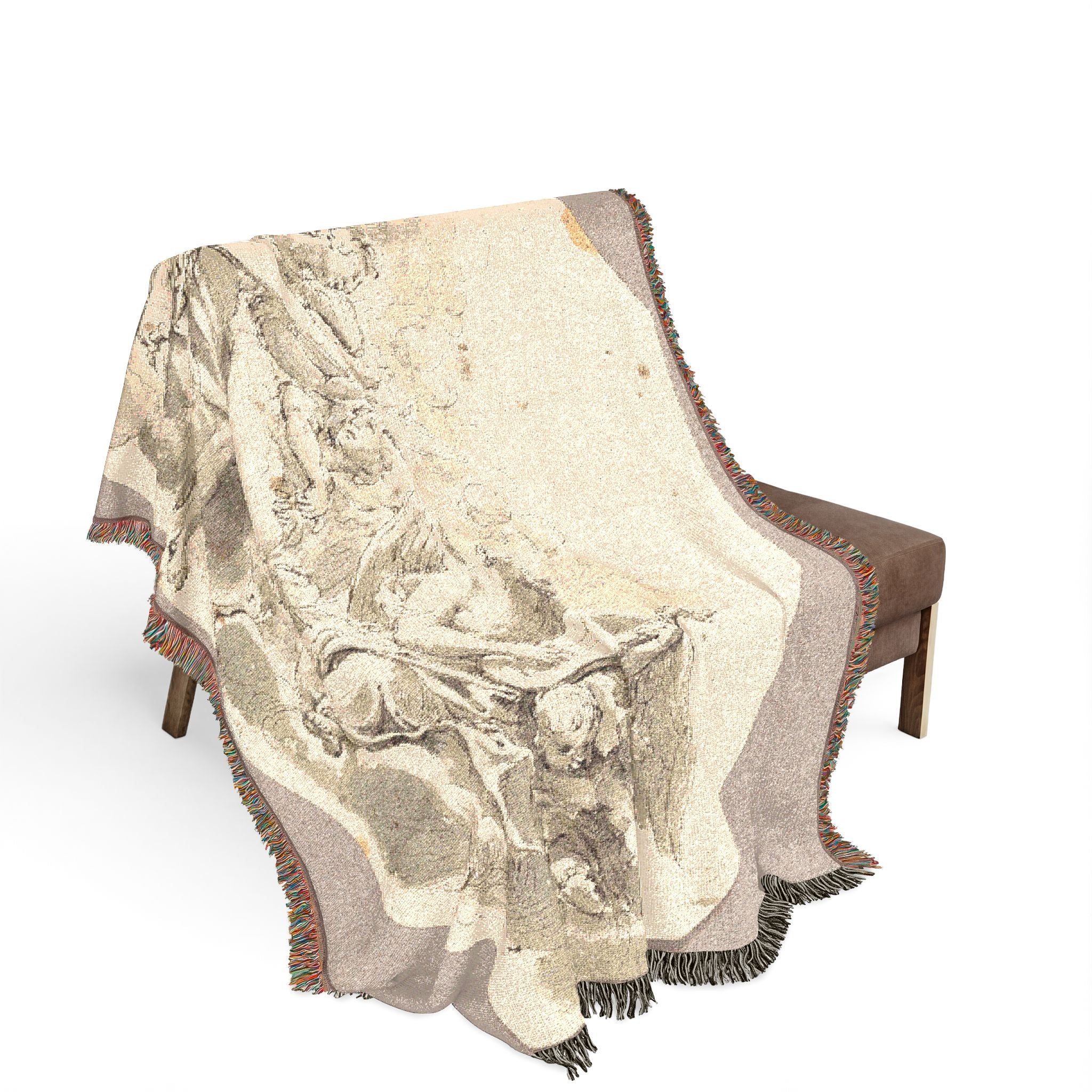 Giovanni Battista Tiepolo - Musician Angels | Woven Tapestry Blanket