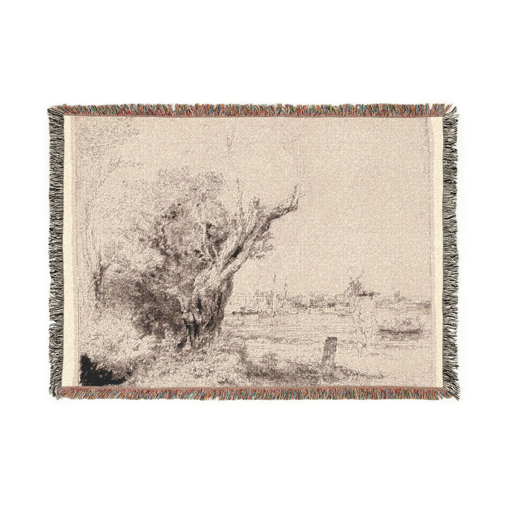 Rembrandt van Rijn - The Omval | Woven Tapestry Blanket