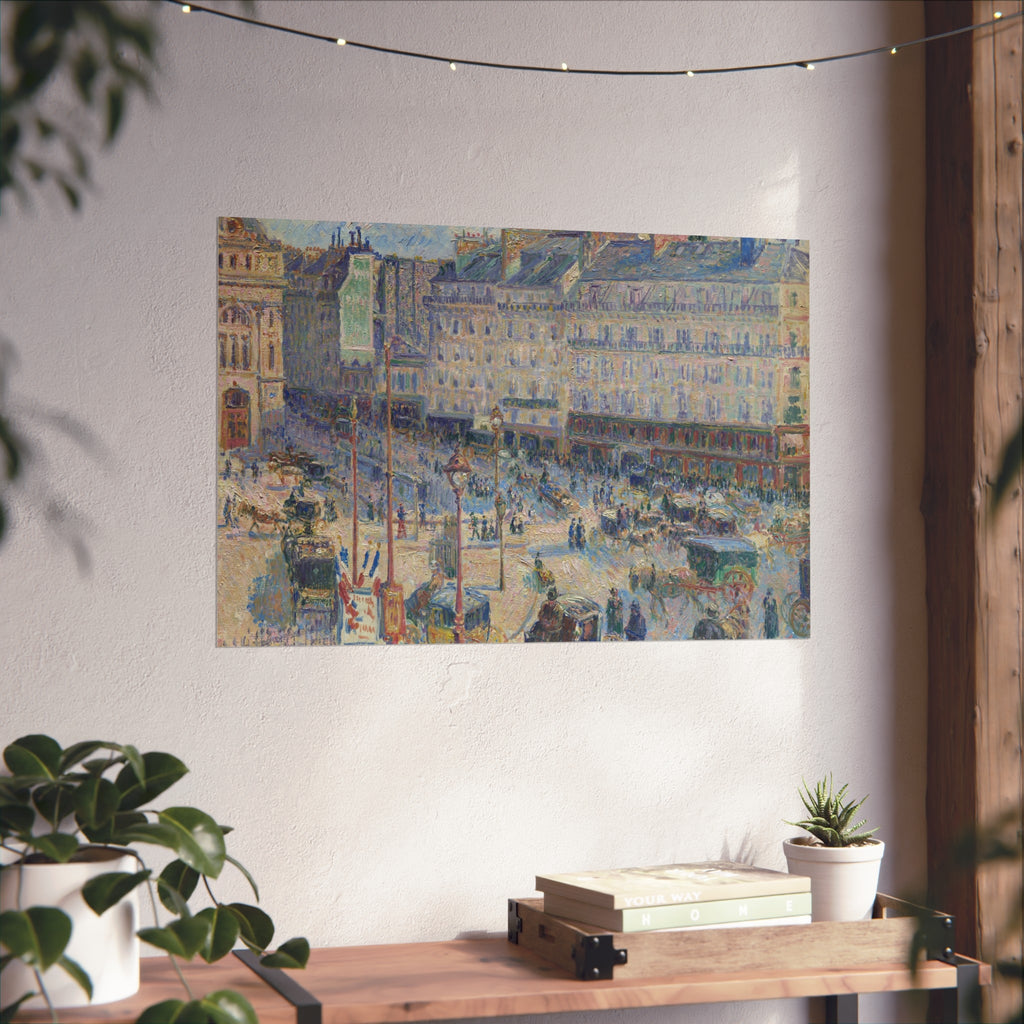 Camille Pissarro - The Place du Havre, Paris | Fine Art Poster