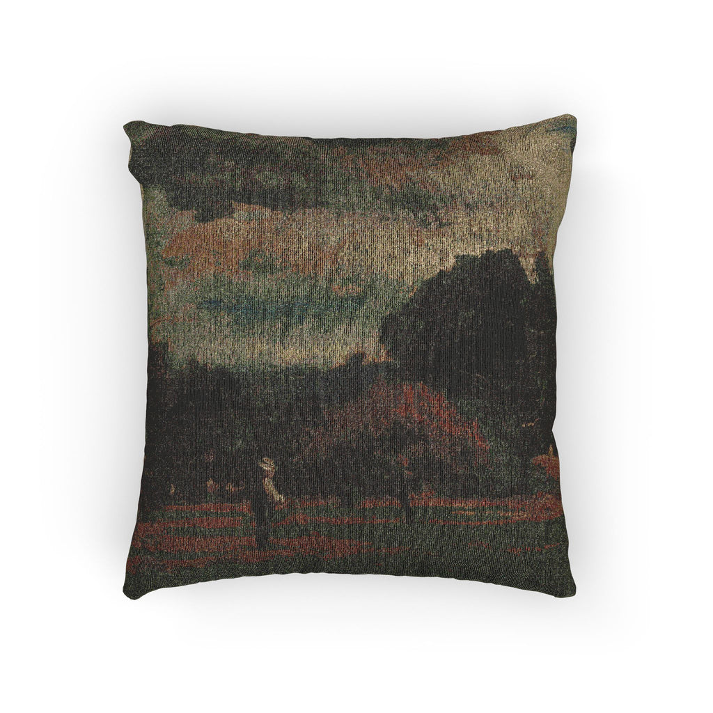 George Inness - Harvest, Montclair, New Jersey | Woven Pillow