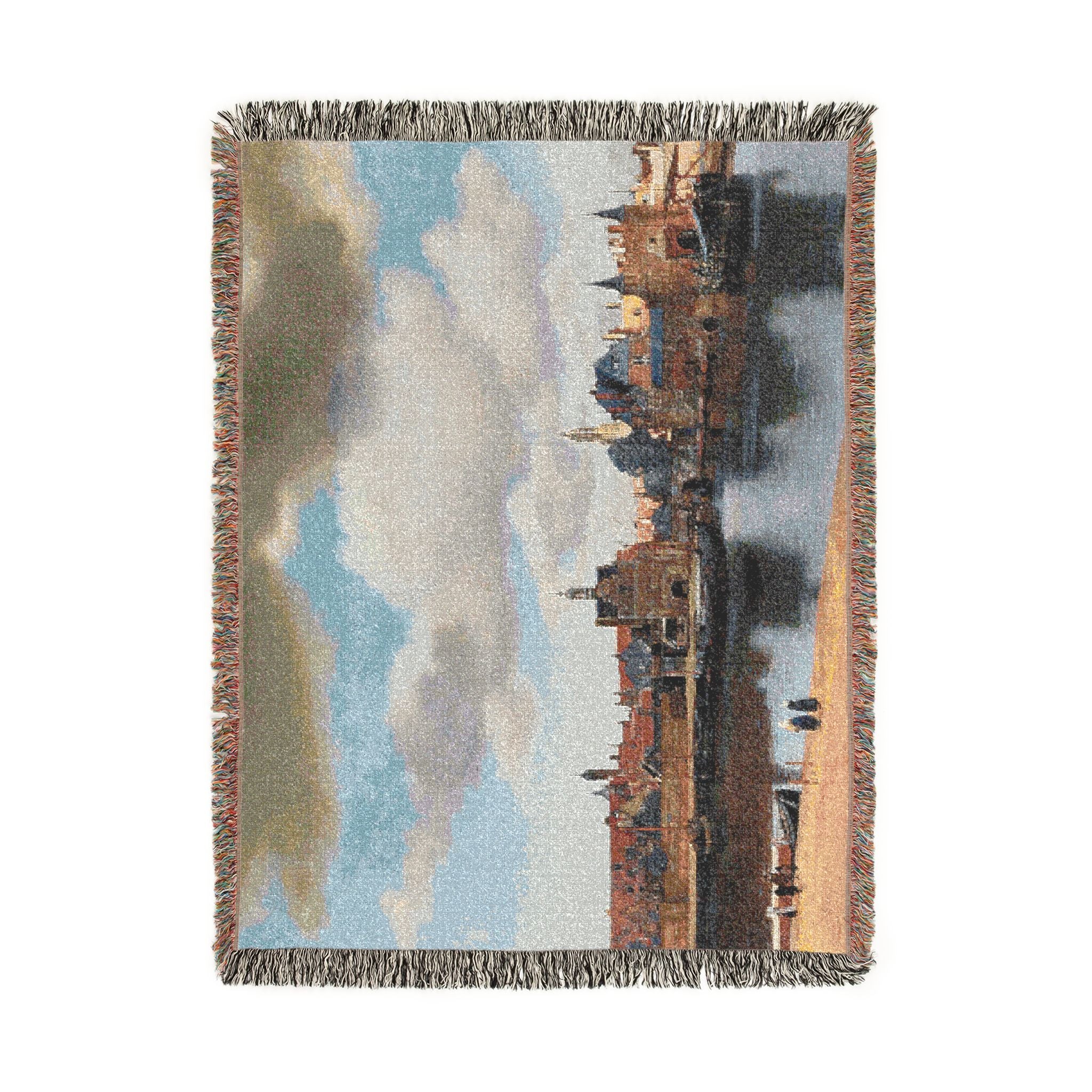 View of Delft, by Johannes Vermeer | Woven Tapestry Blanket