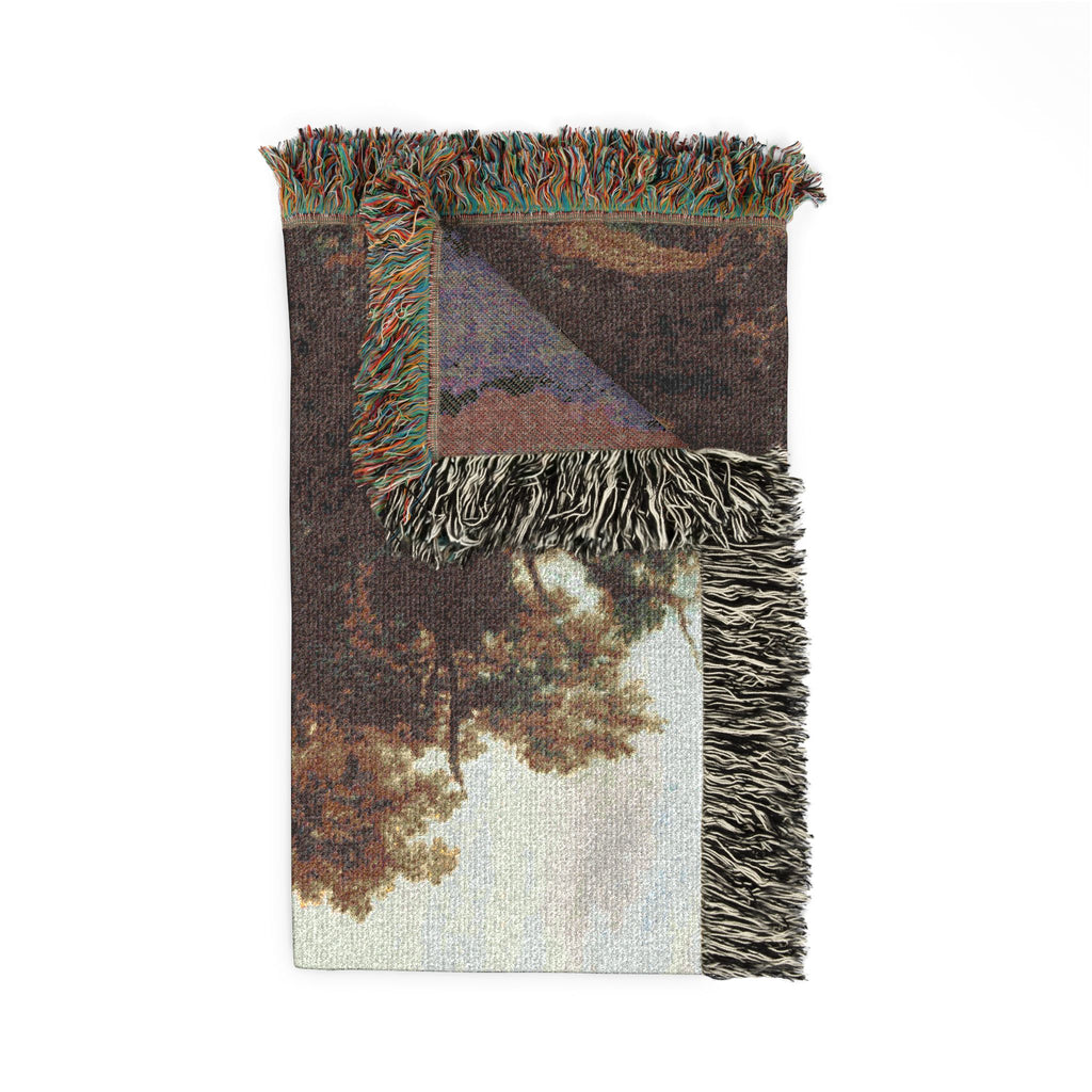 George Inness - The Old Mill | Woven Tapestry Blanket
