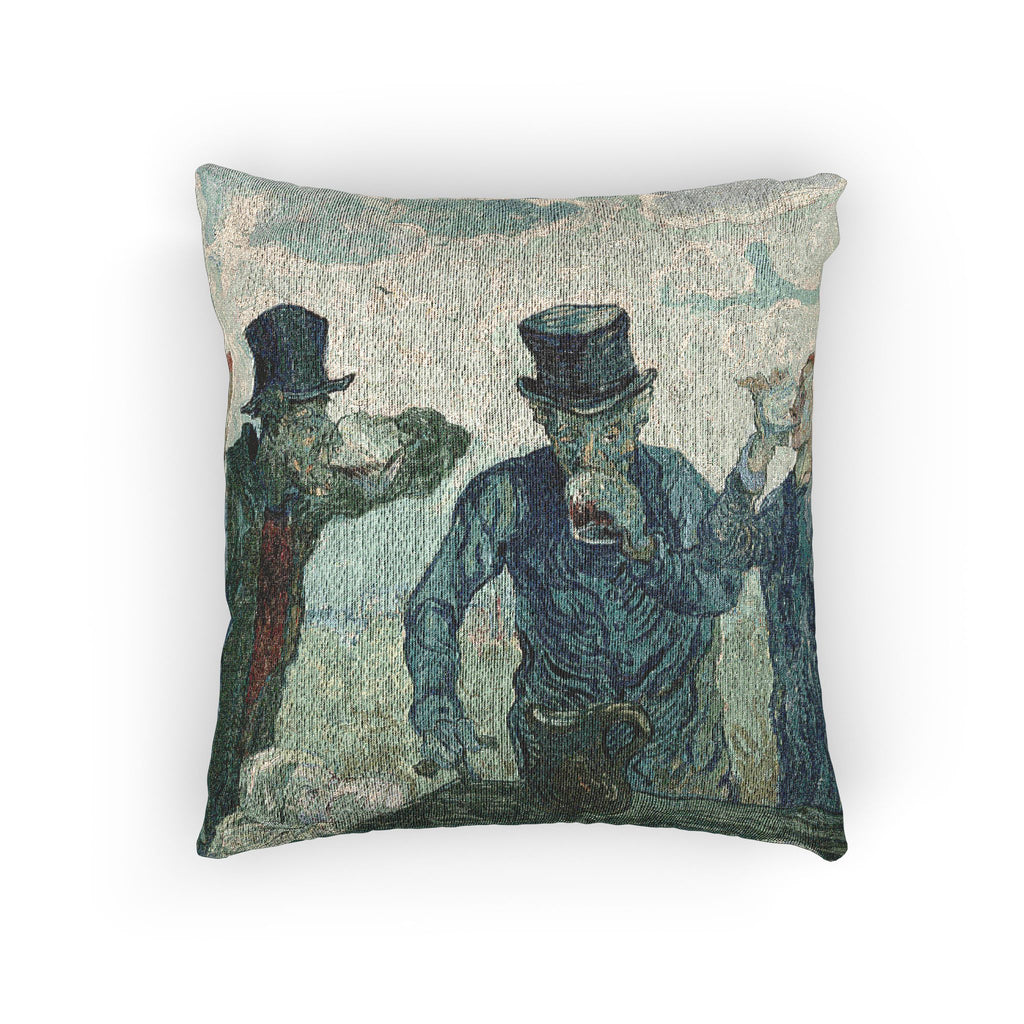 Vincent van Gogh - The Drinkers | Woven Pillow