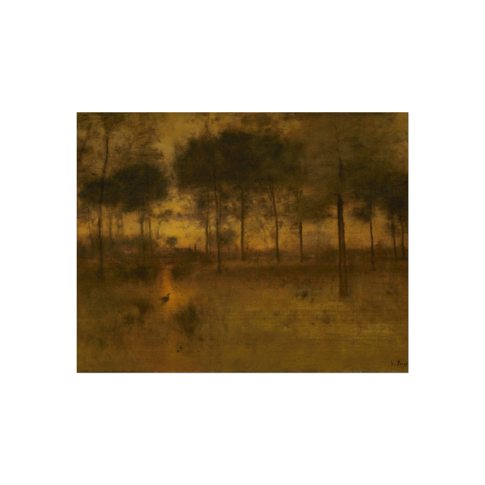 George Inness - The Home of the Heron | Fine Art Poster