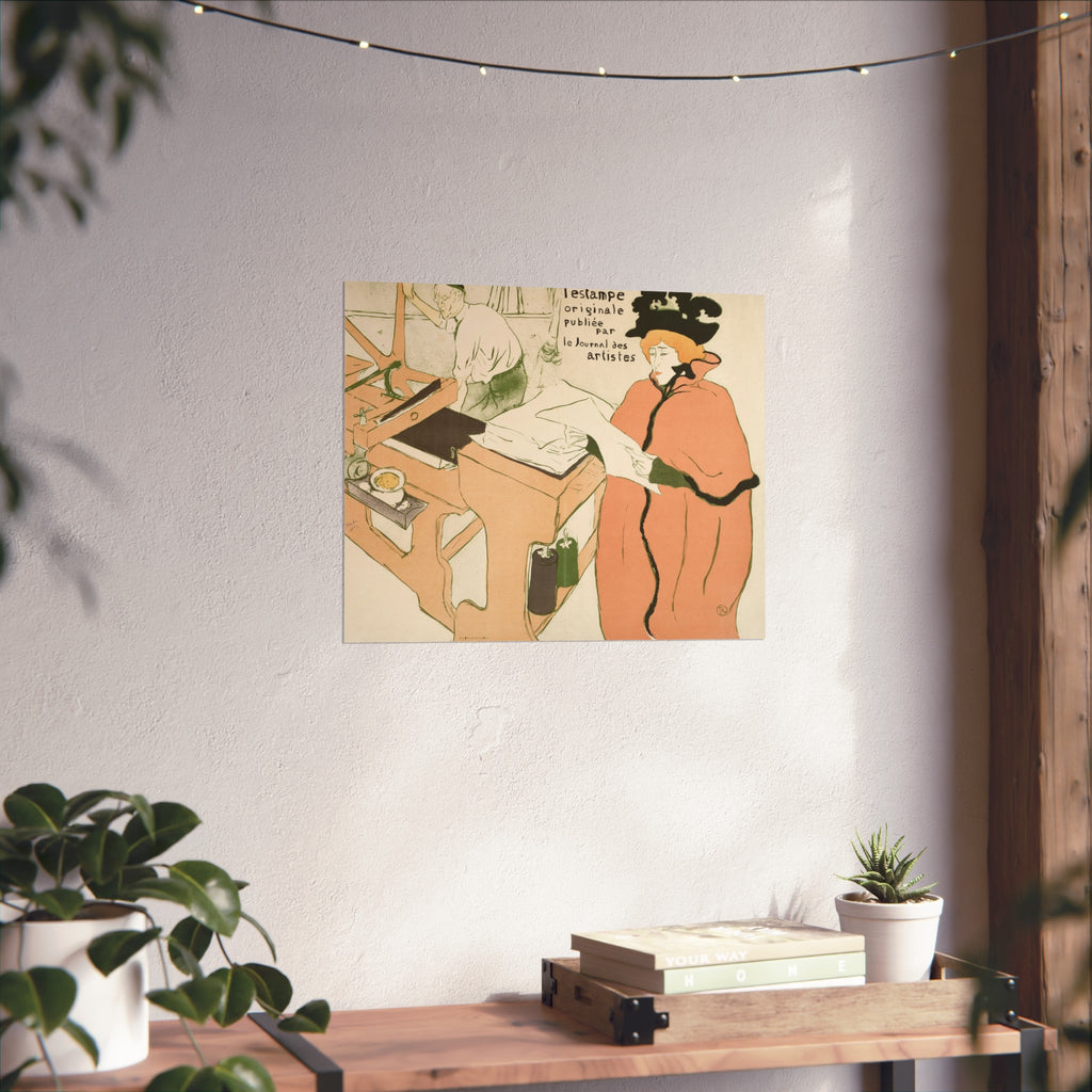 Henri de Toulouse-Lautrec - Cover for the first album of L'Estampe originale | Fine Art Poster