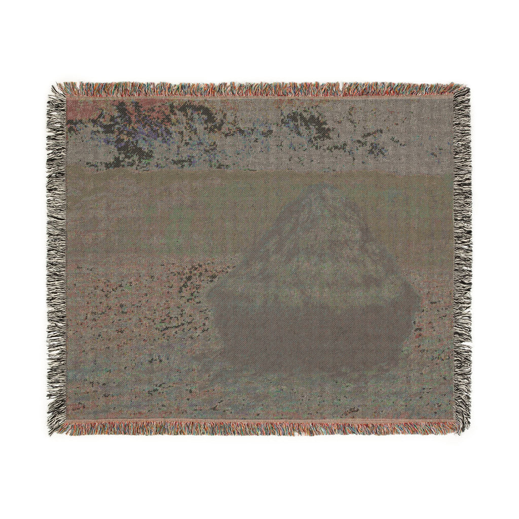 Claude Monet - Stack of Wheat | Woven Tapestry Blanket