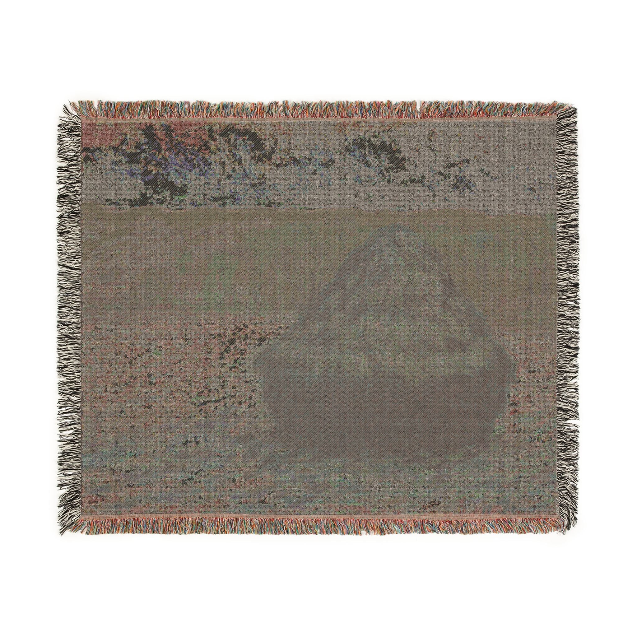 Claude Monet - Stack of Wheat | Woven Tapestry Blanket
