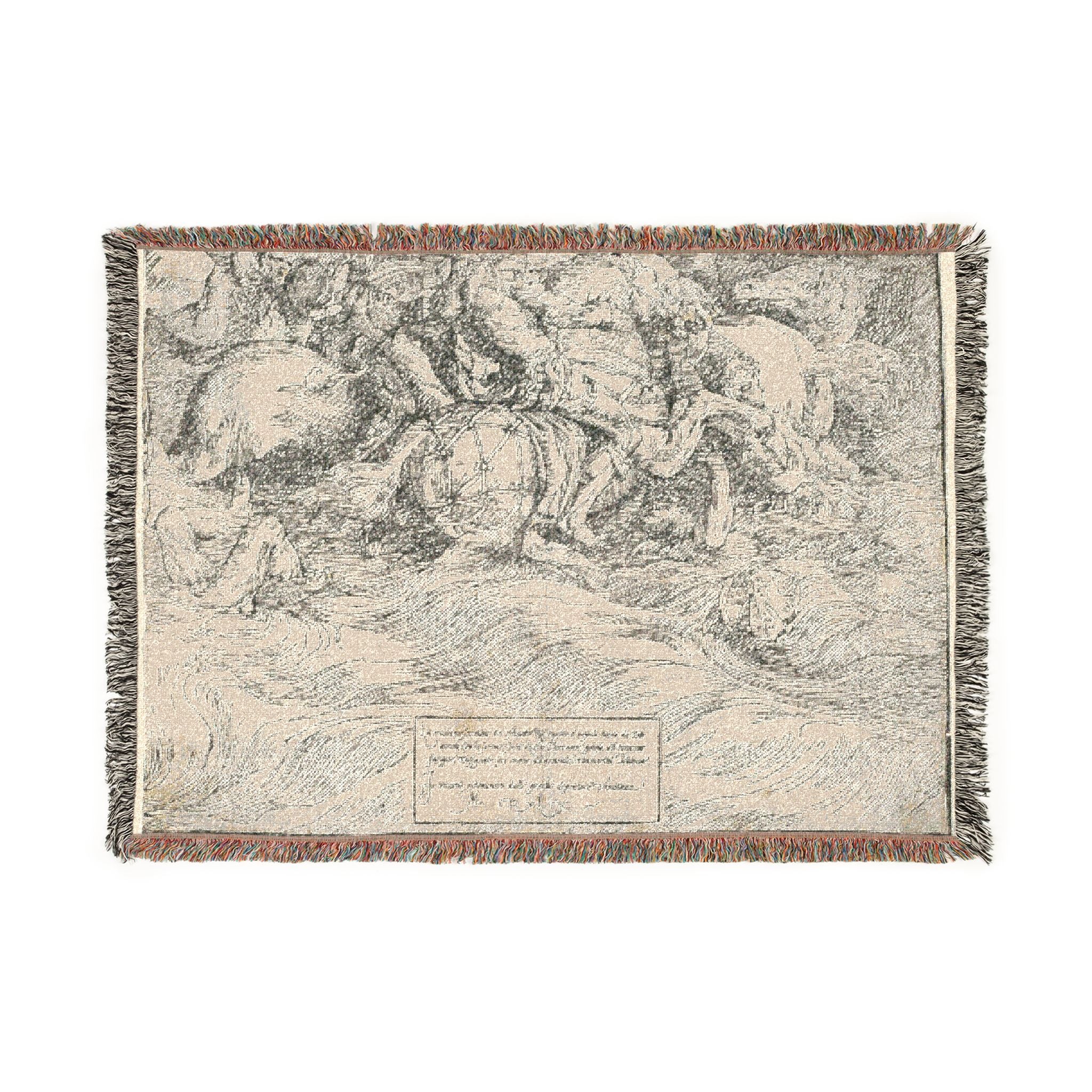 Titian - The Submersion of Pharaoh's Army in the Red Sea | Woven Tapestry Blanket