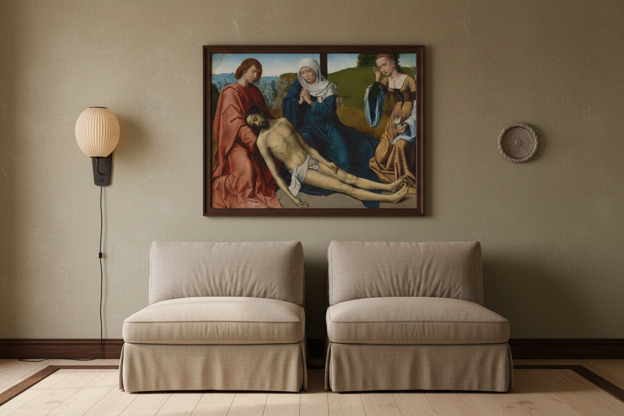 Lamentation over the Body of Christ Gerard David Fine Art Poster