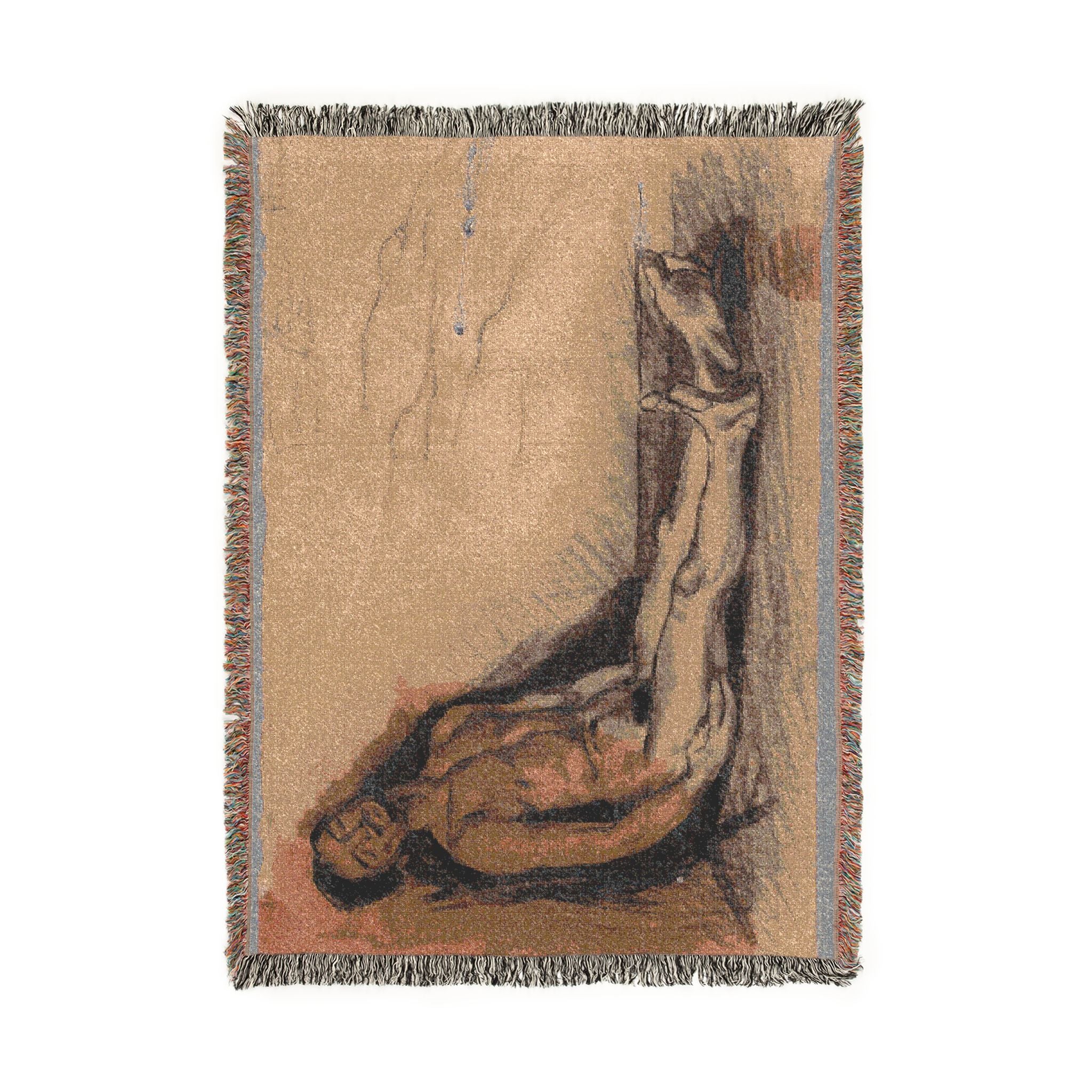 Paul Cezanne - Study for L'Autopsie | Woven Tapestry Blanket