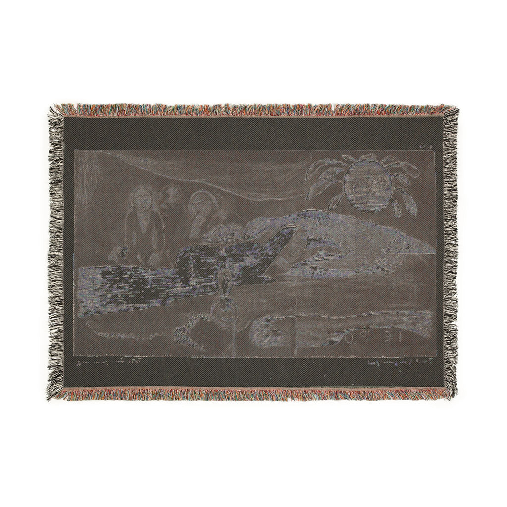 Paul Gauguin - Te po (The Night), from the Noa Noa Suite | Woven Tapestry Blanket
