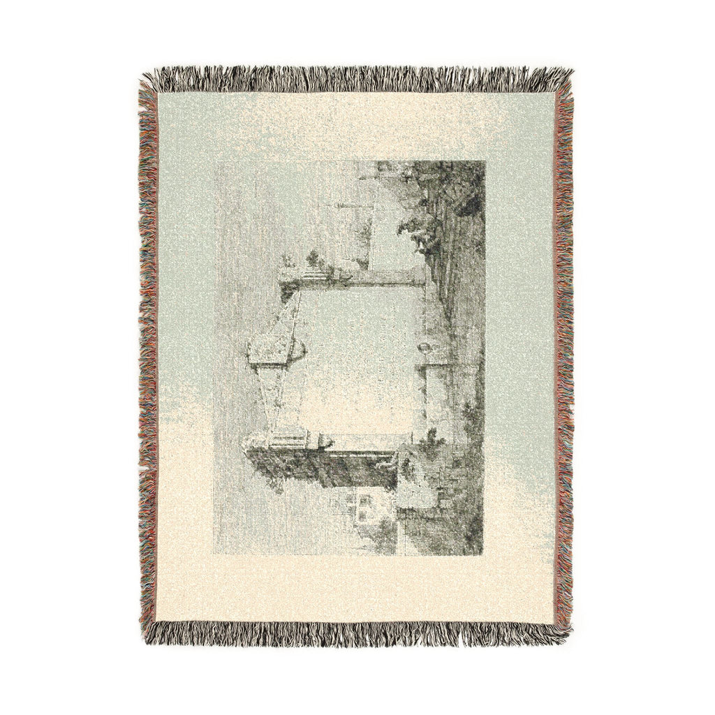 Canaletto - Title Page, from Vedute | Woven Tapestry Blanket