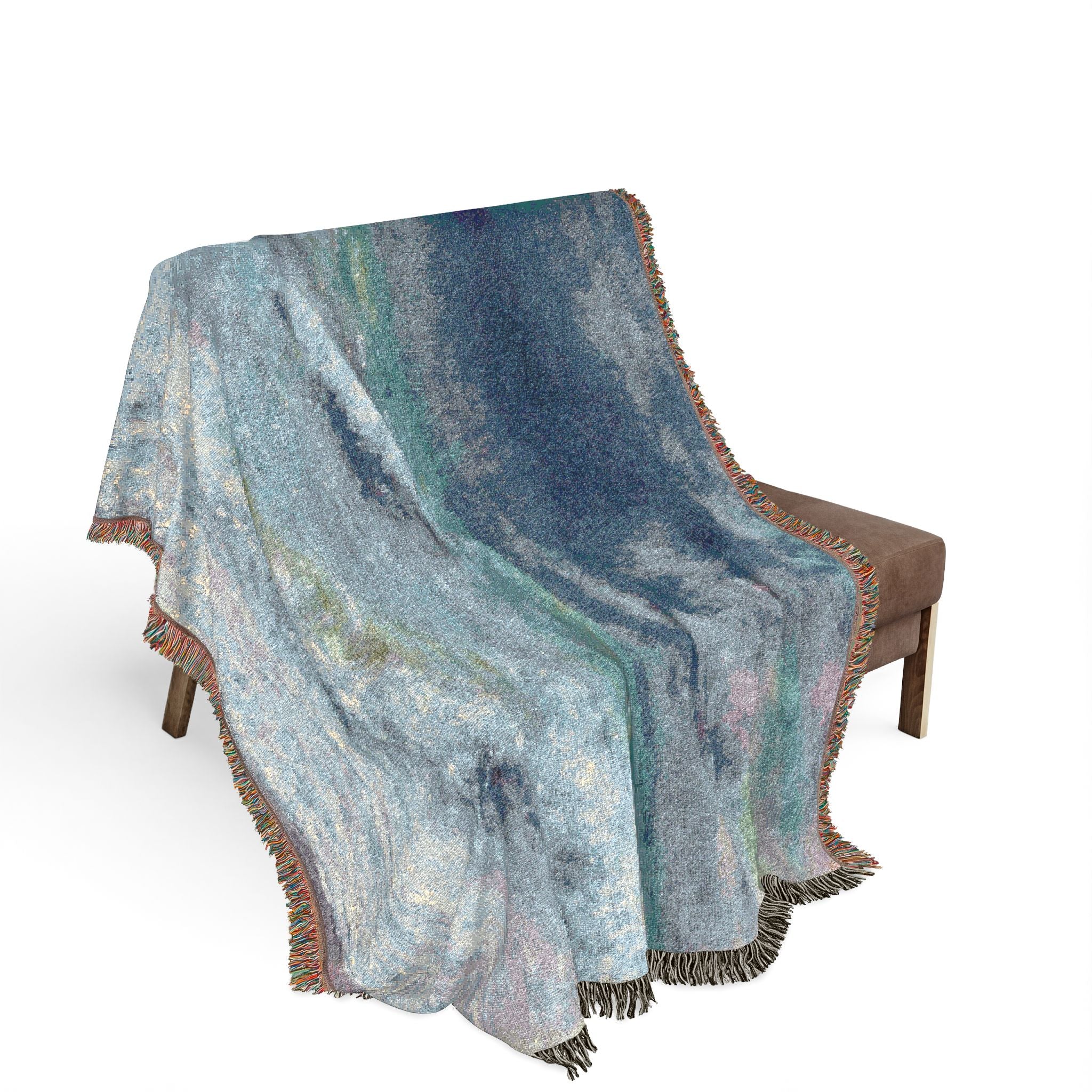 Seascape Pierre-Auguste Renoir Tapestry Blanket