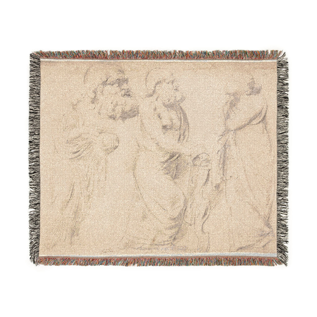 Peter Paul Rubens - Studies of a Roman Sarcophagus | Woven Tapestry Blanket