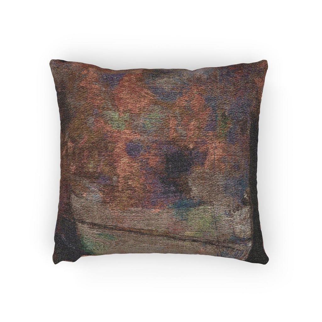 Odilon Redon - Flower Clouds | Woven Pillow