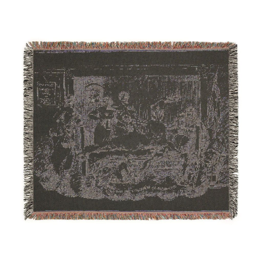 Jacques Louis David - Loveless Disarming Himself | Woven Tapestry Blanket