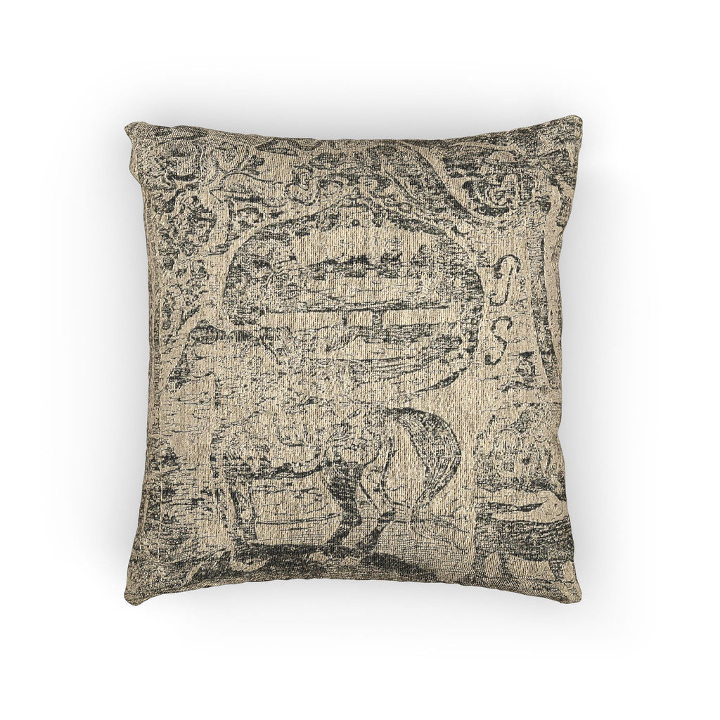 Paul Gauguin - Horse, with Other Animals and Ornaments | Woven Pillow