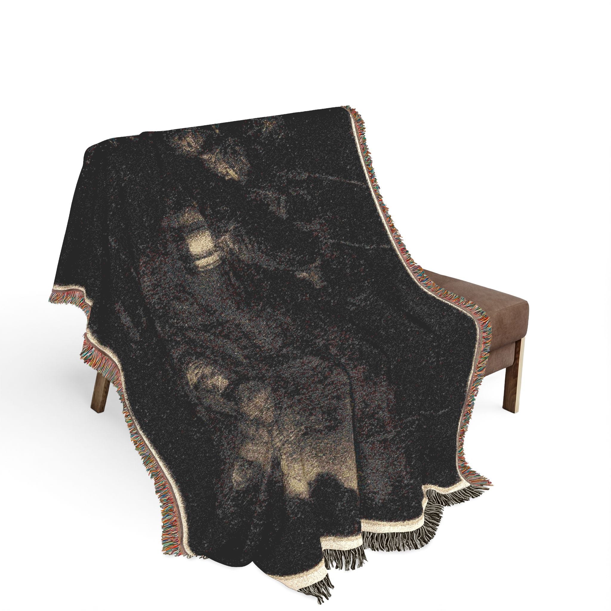 Rembrandt van Rijn - The Adoration of the Shepherds A Night Piece | Woven Tapestry Blanket