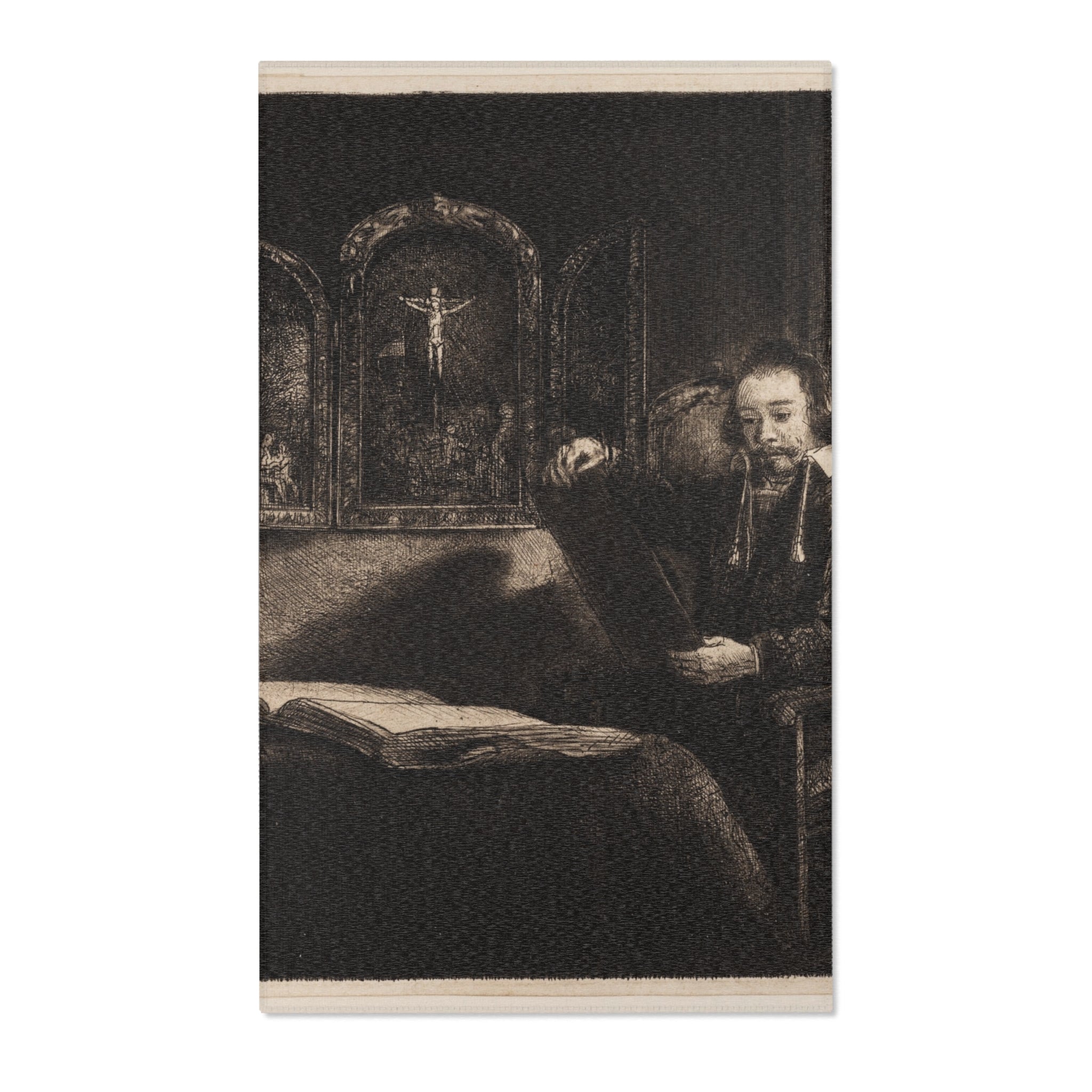 Rembrandt van Rijn - Abraham Francen, Apothecary | Area Rug