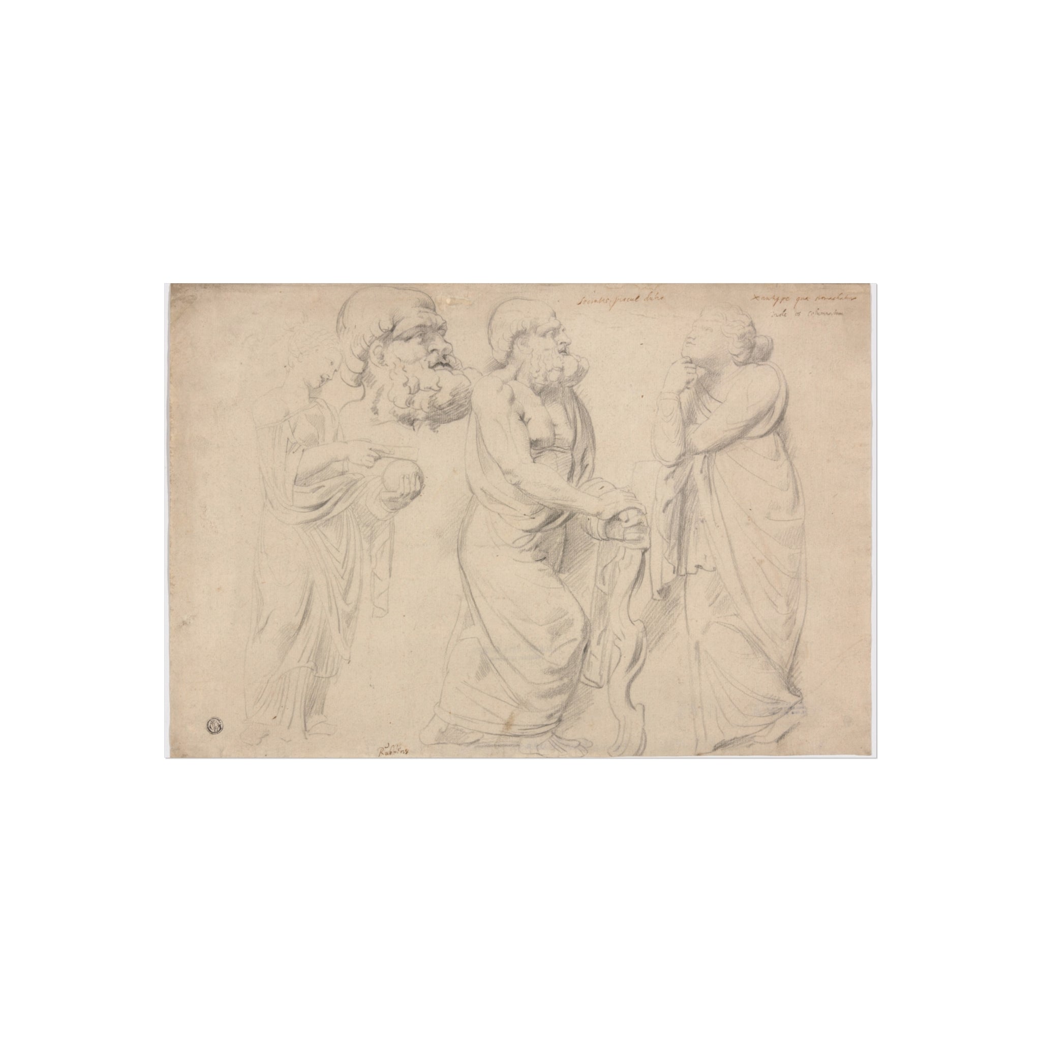 Peter Paul Rubens - Studies of a Roman Sarcophagus | Fine Art Poster