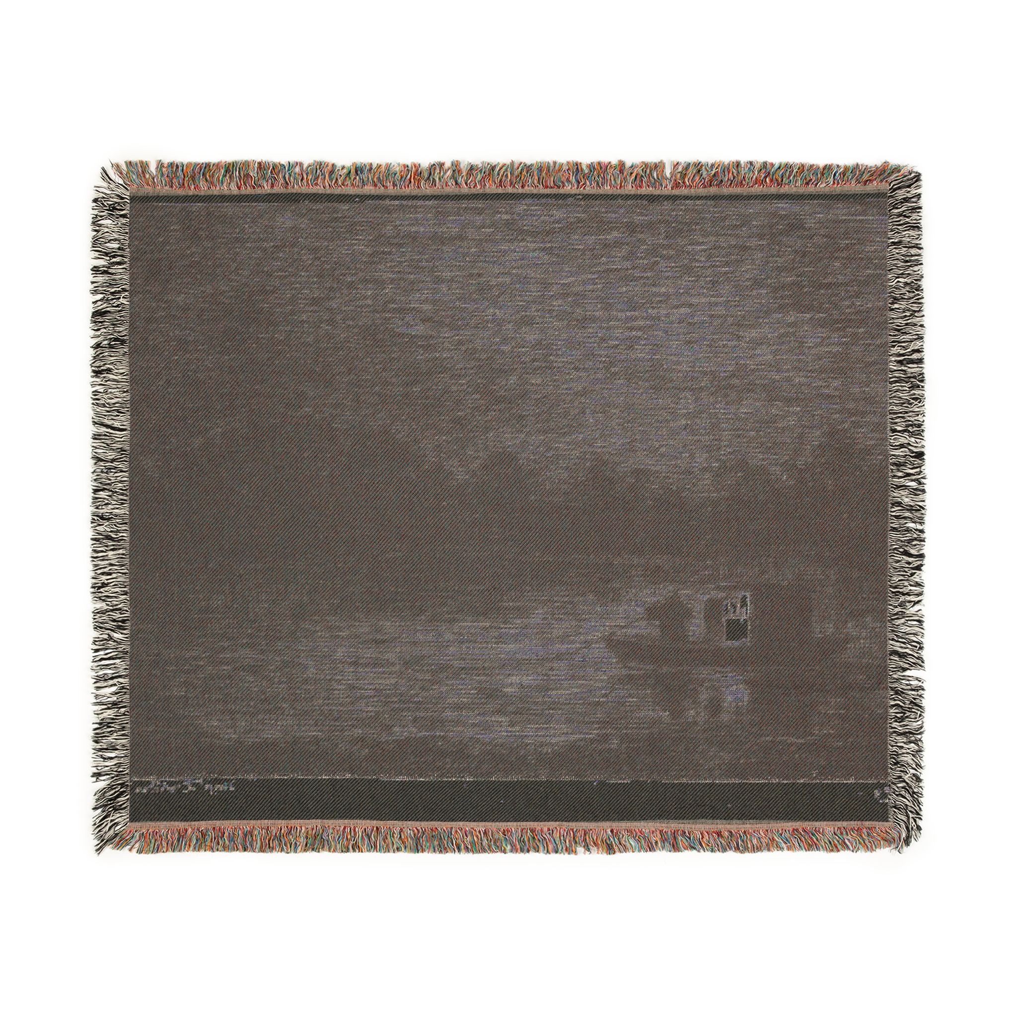 Charles François Daubigny - Night Voyage (The Fishing Net) | Woven Tapestry Blanket