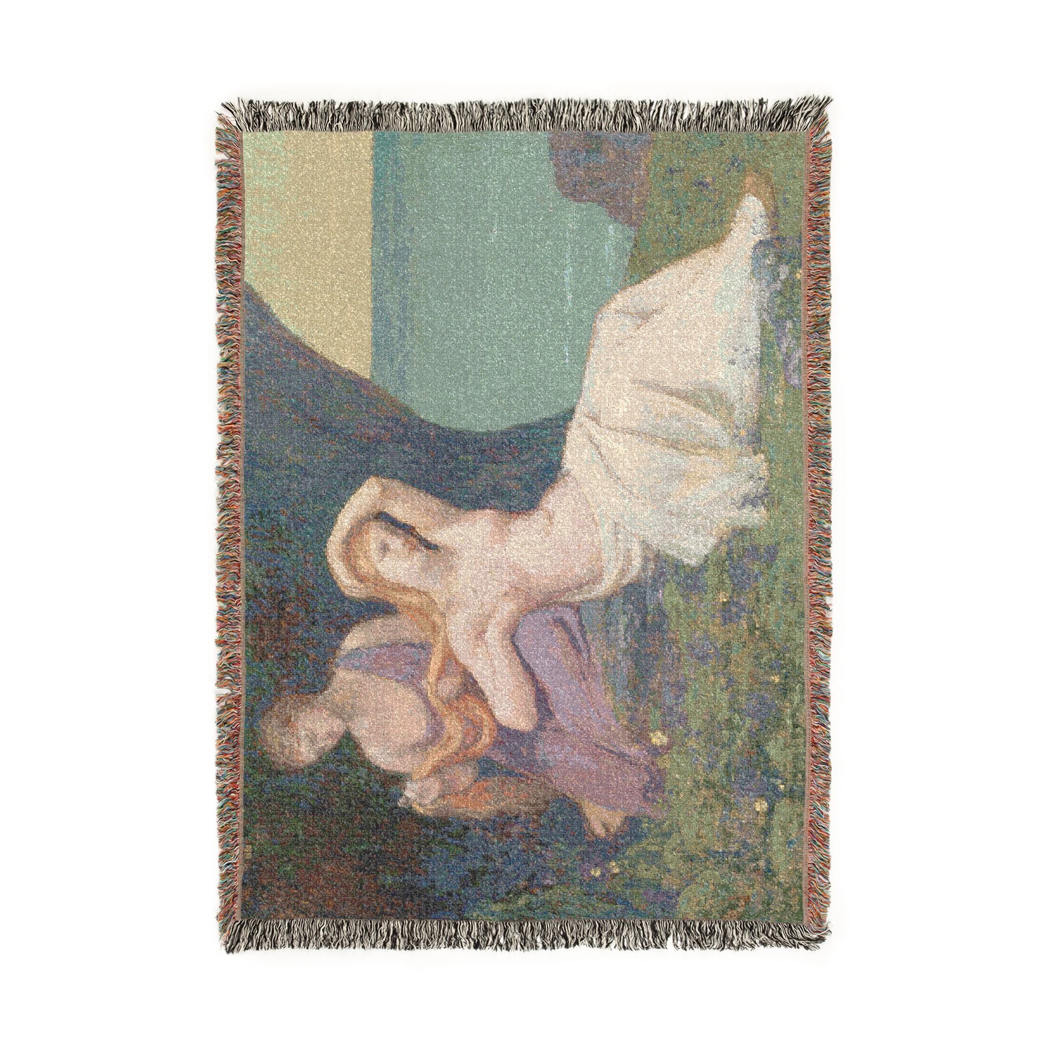 Pierre Puvis de Chavannes - In the Heather | Woven Tapestry Blanket