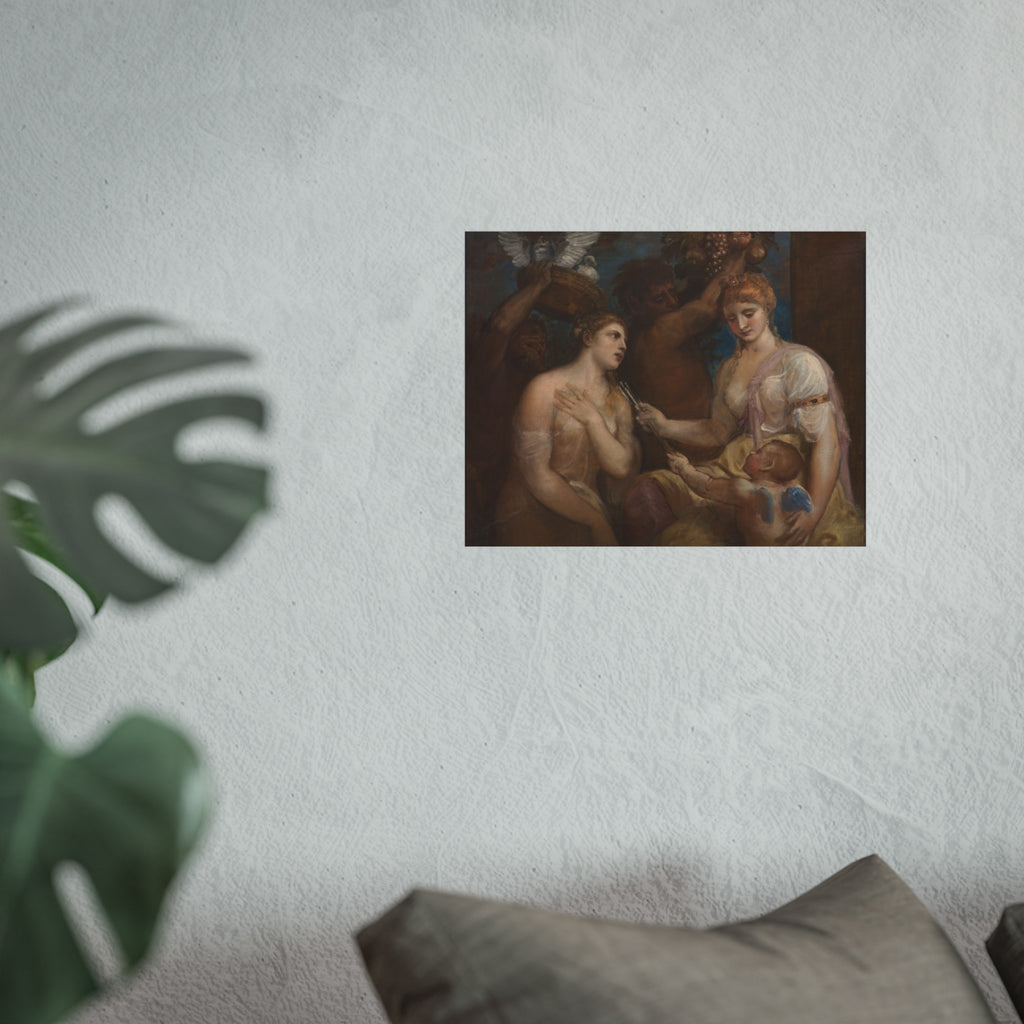 Imitator of Titian - Allegory of Venus and Cupid | Fine Art Poster