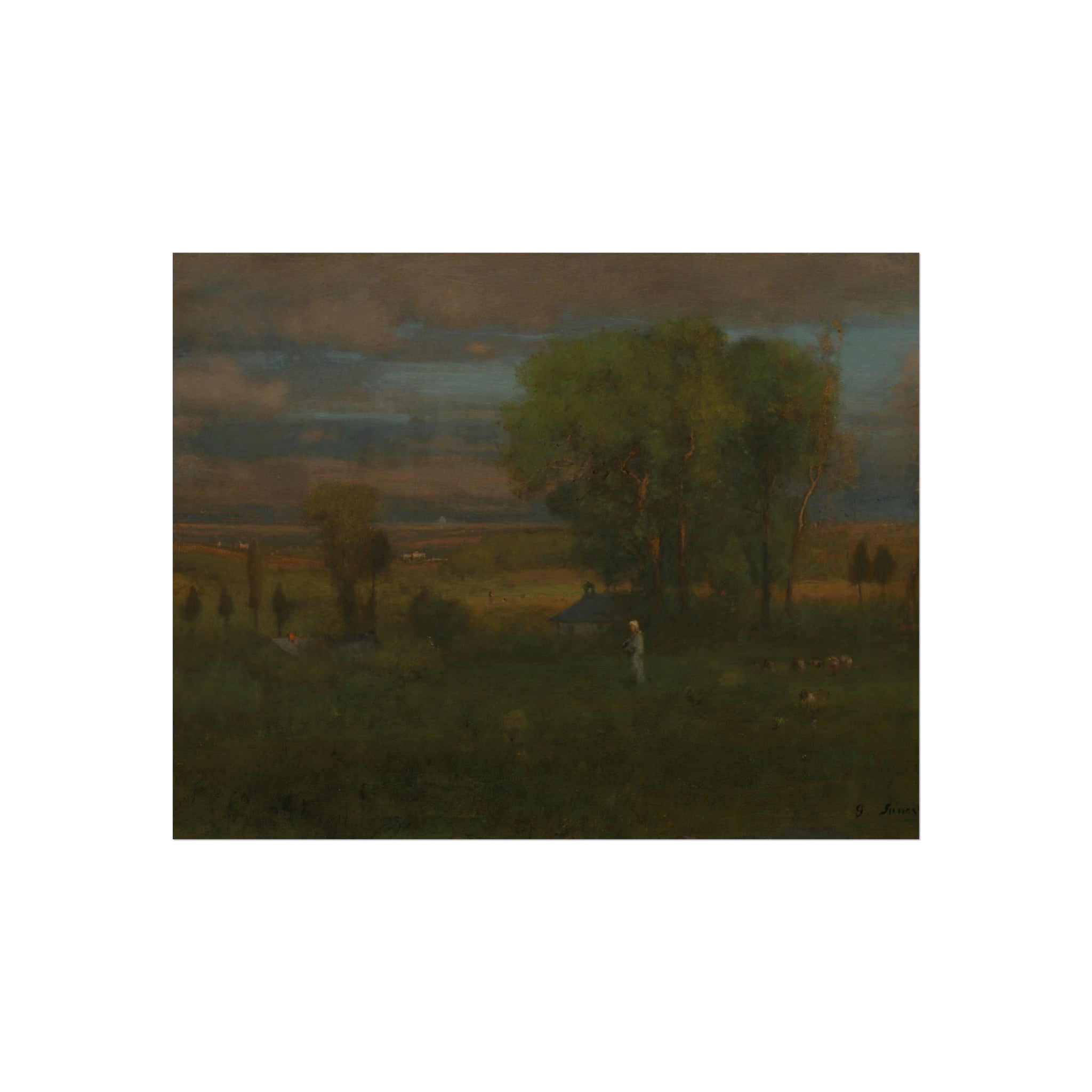 George Inness - Twilight in Italy | Fine Art Poster