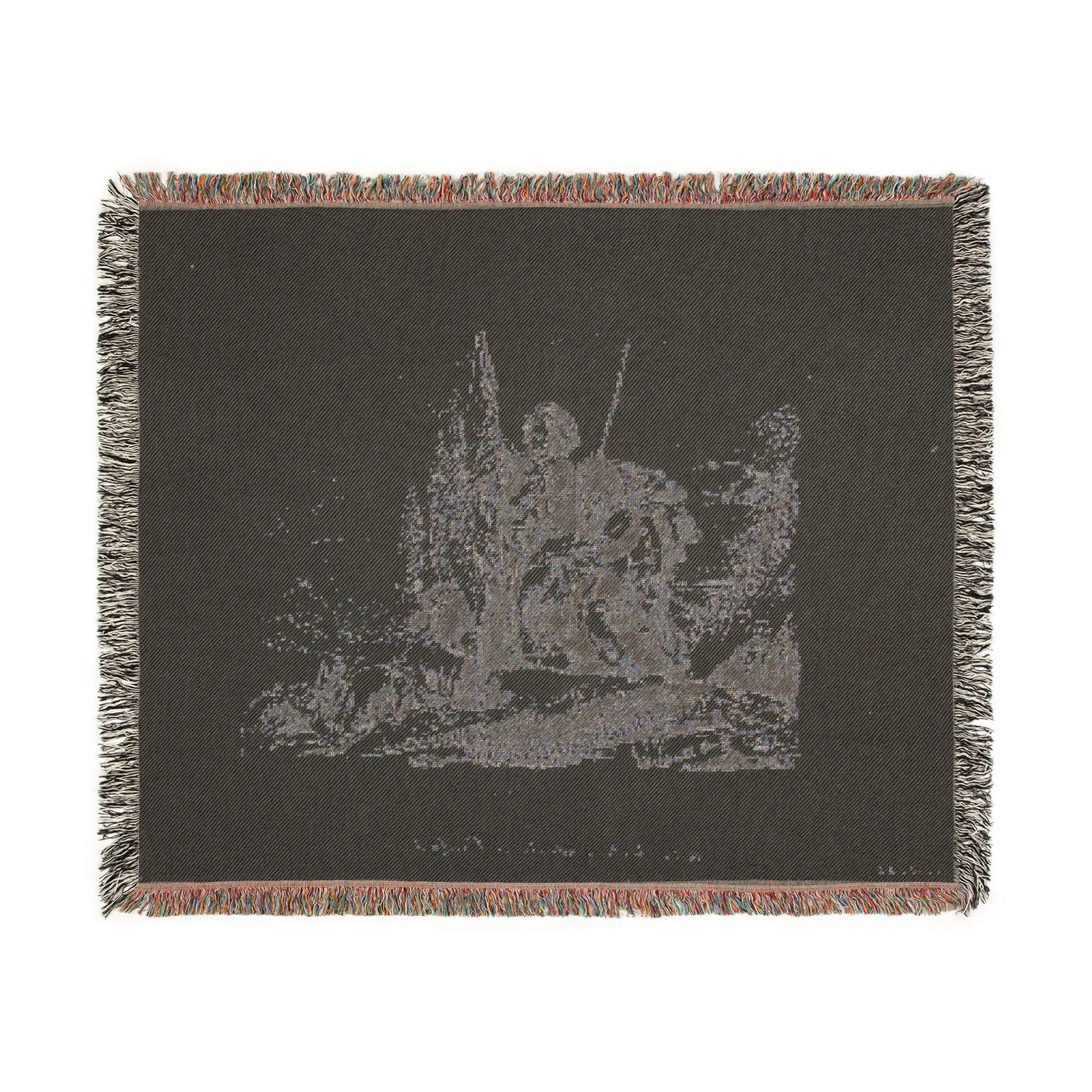 Giovanni Battista Tiepolo - Three Soldiers and a Boy, from Capricci | Woven Tapestry Blanket