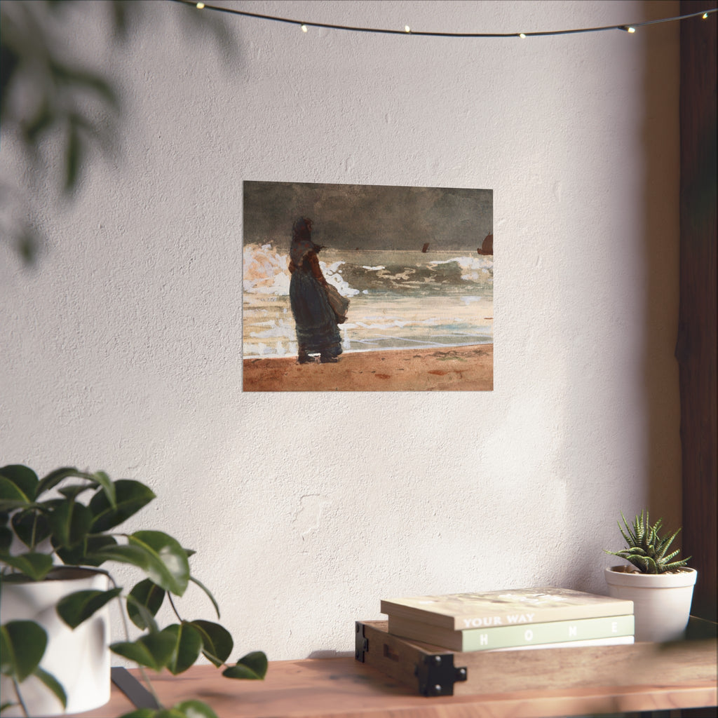 Winslow Homer - The Watcher, Tynemouth | Fine Art Poster