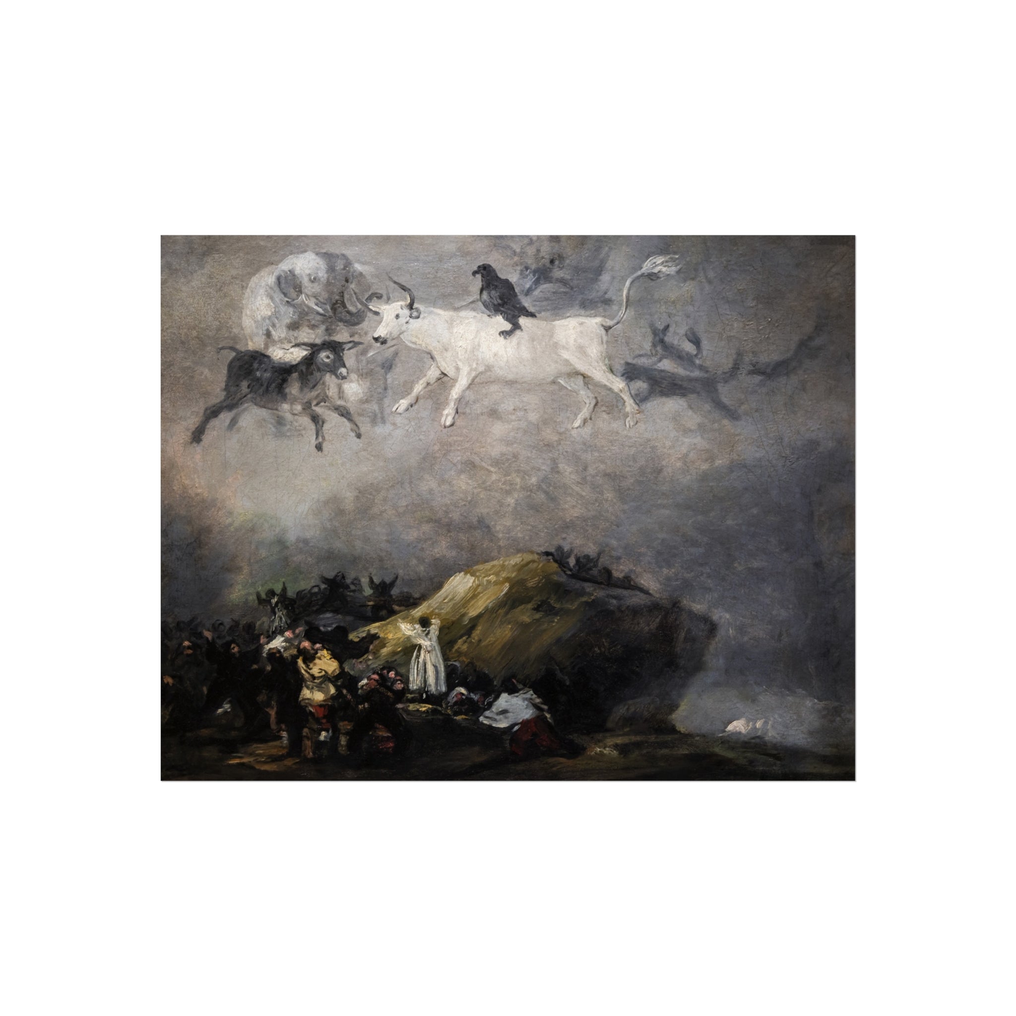 (Agen) Caprice - Francisco de Goya 1818-1819 - Musée des Beaux-Arts d'Agen | Fine Art Poster