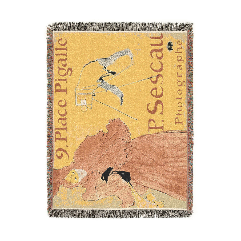 Henri de Toulouse-Lautrec - The Photographer Sescau | Woven Tapestry Blanket