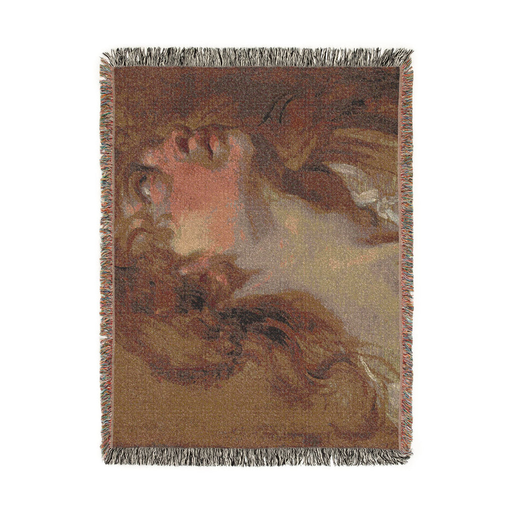 Anthony van Dyck - Head of a Girl | Woven Tapestry Blanket