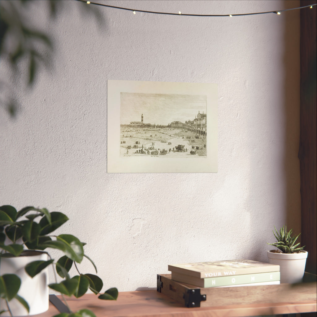 Canaletto - Prà della Valle, from Vedute | Fine Art Poster