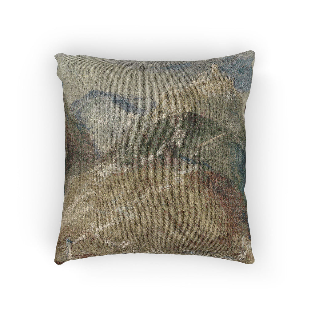 Joseph Mallord William Turner - Castle on Height near Geneva | Woven Pillow