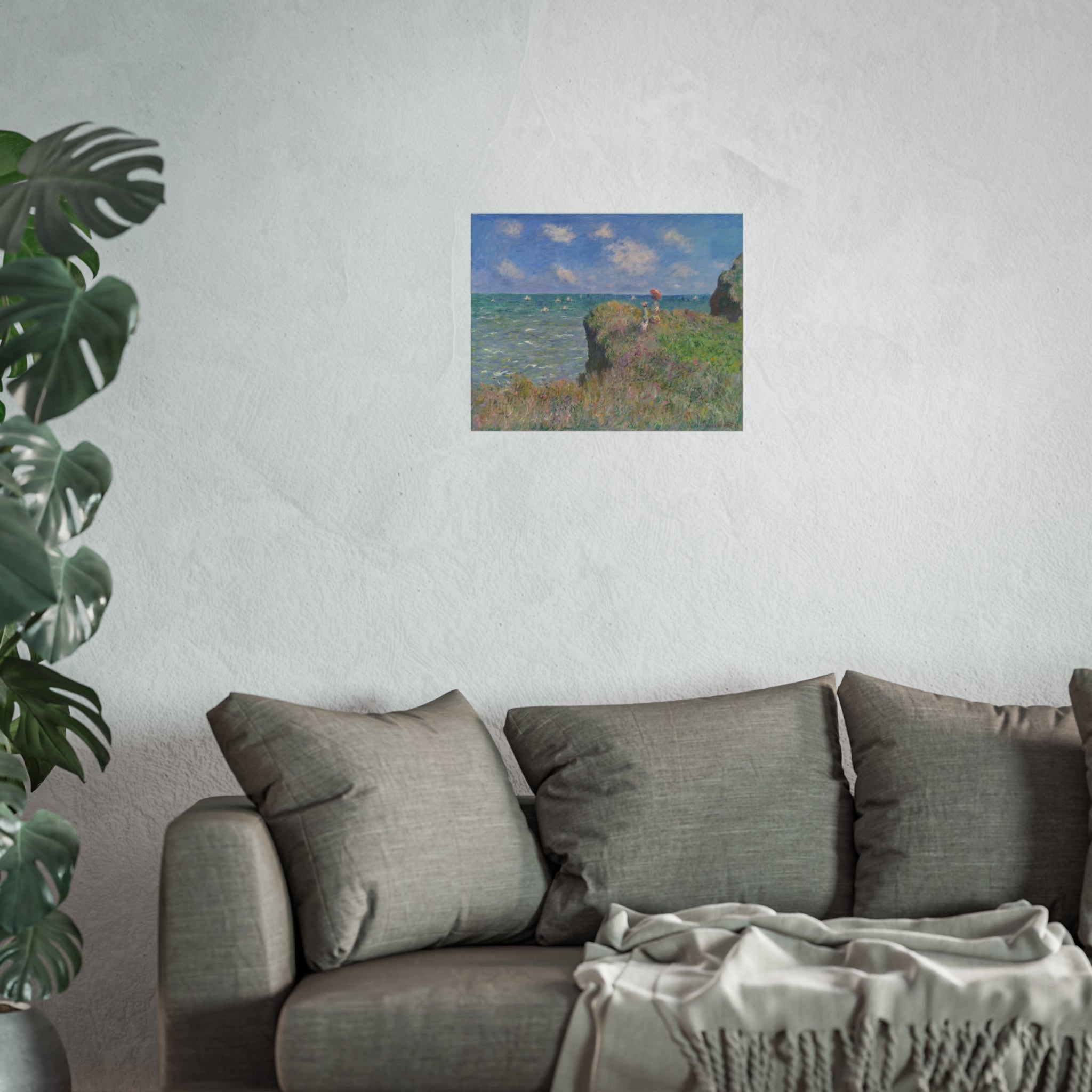 Claude Monet - Cliff Walk at Pourville | Fine Art Poster