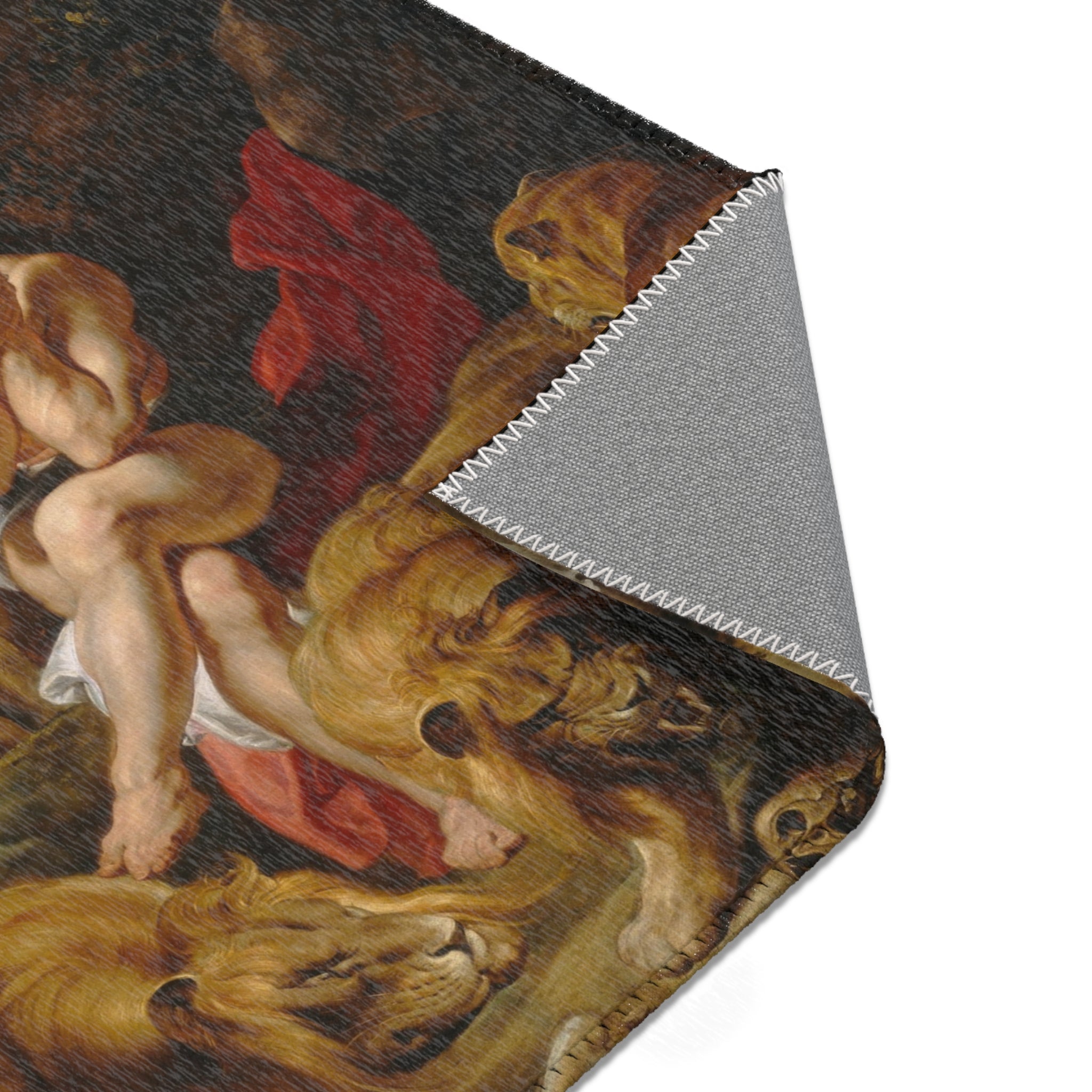 Sir Peter Paul Rubens - Daniel in the Lions' Den - Google Art Project | Area Rug