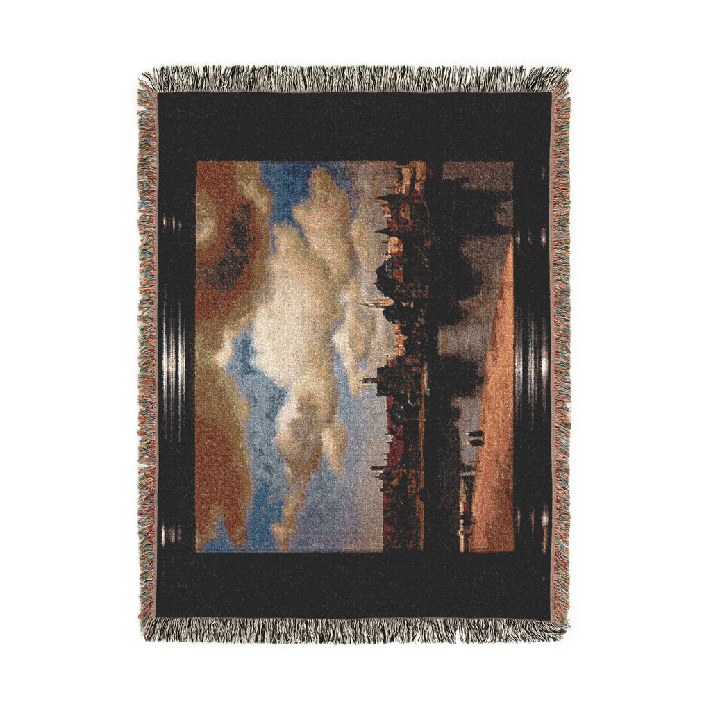 Den Haag - Mauritshuis - Johannes Vermeer (1632-1675) - View of Delft c. 1660-1661 | Woven Tapestry Blanket