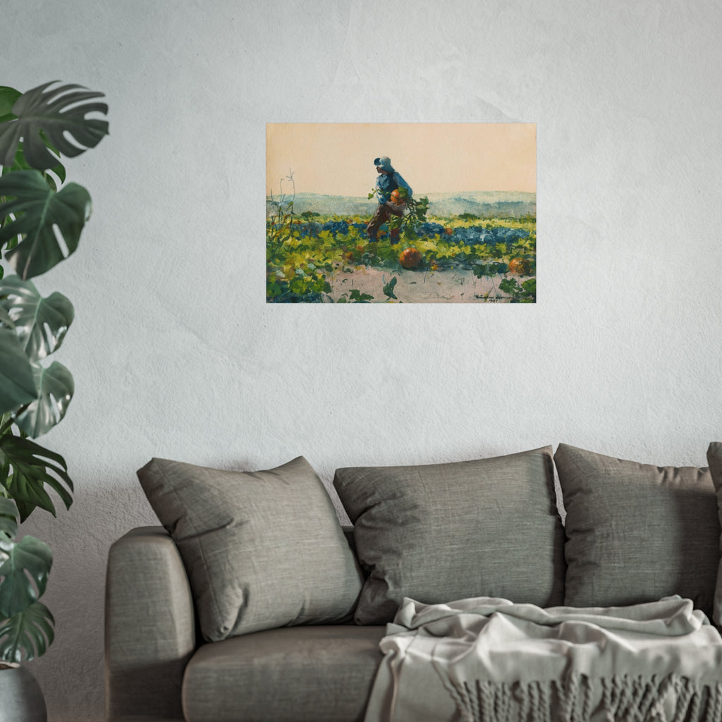 Winslow Homer - For to Be a Farmer's Boy | Fine Art Poster